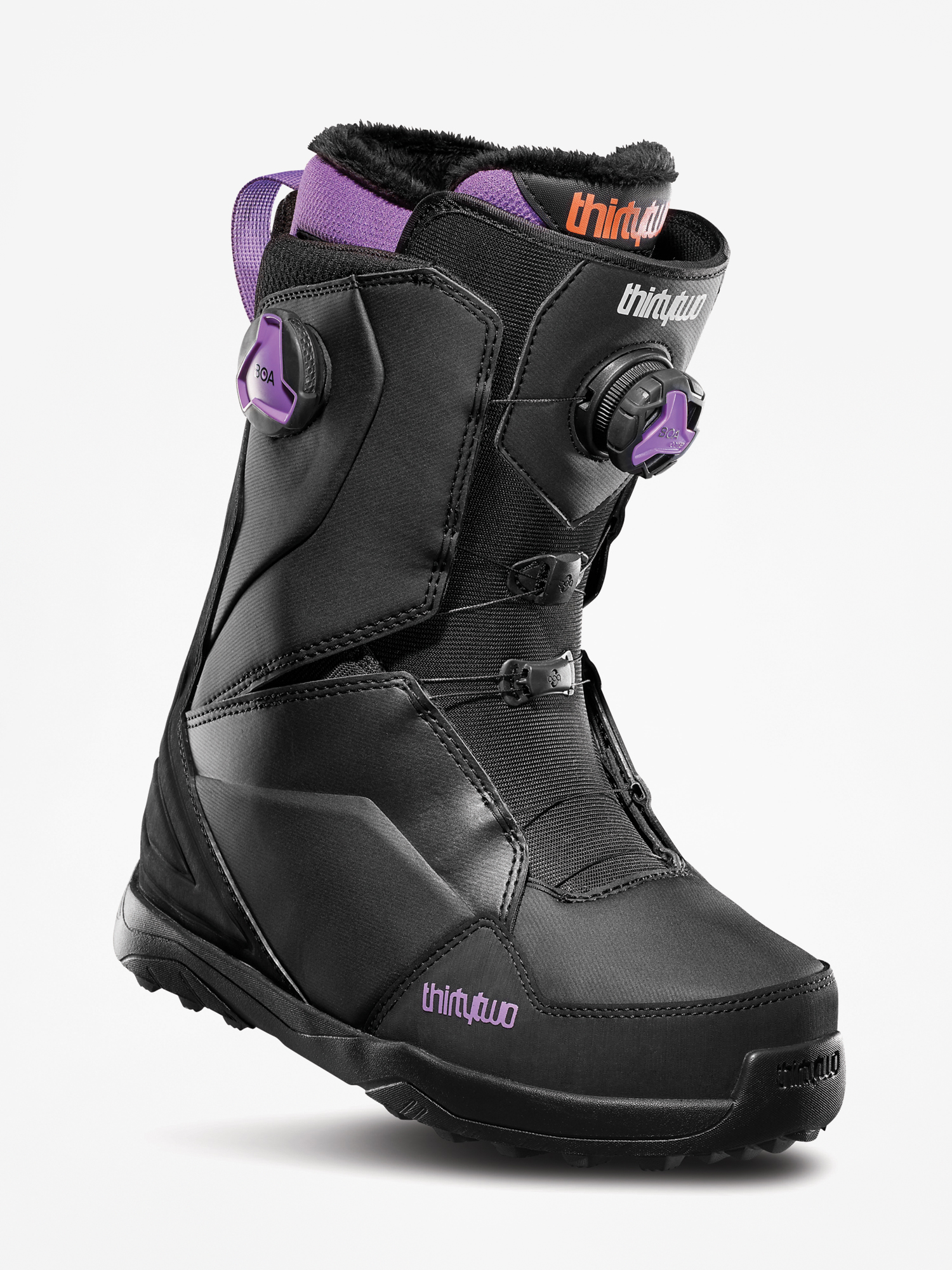 Damskie Buty snowboardowe ThirtyTwo Lashed Double Boa (black/purple)