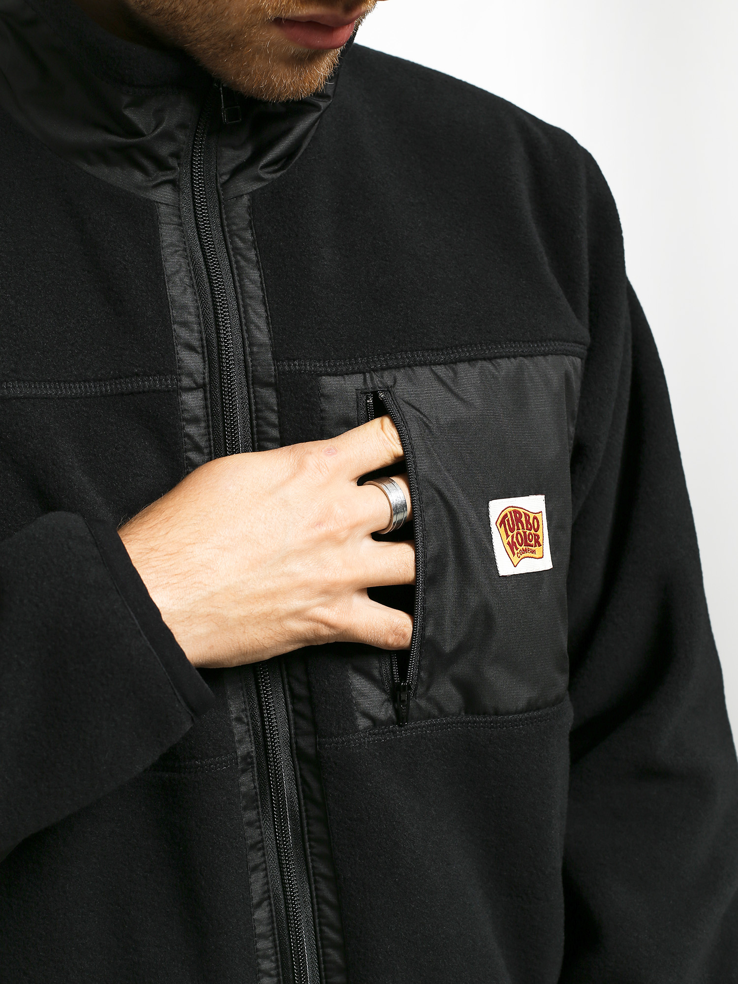 Kurtka Turbokolor Fleece Label (black)