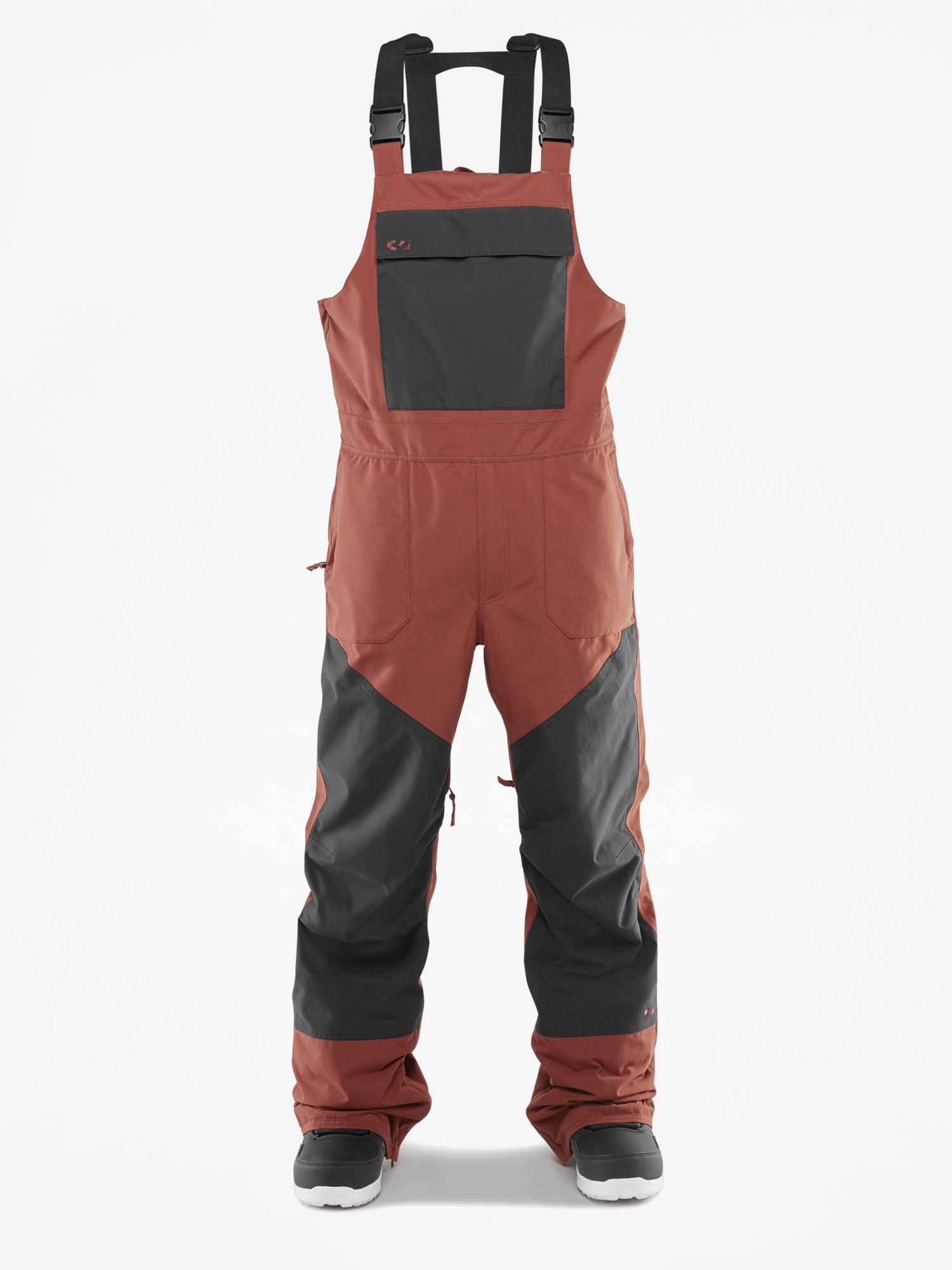 Męskie Spodnie snowboardowe ThirtyTwo Basement Bib (brick)