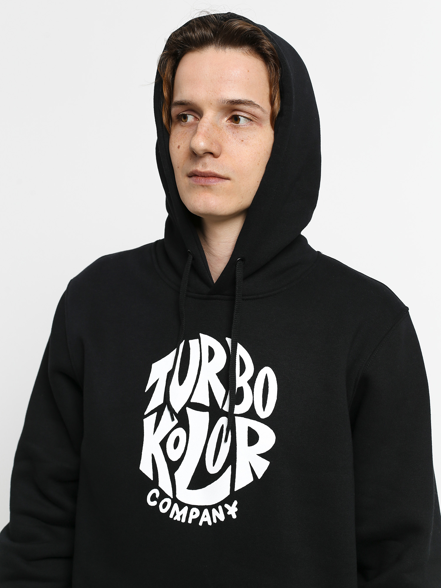 Bluza z kapturem Turbokolor Circle HD (black)