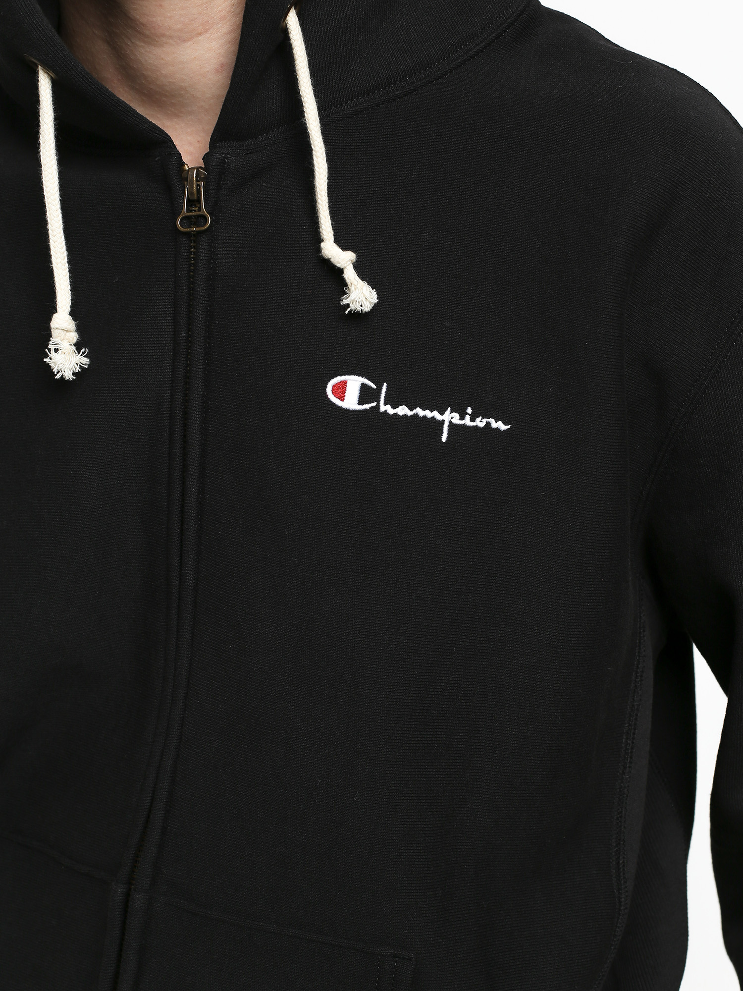 Bluza z kapturem Champion Reverse Weave Hooded Full Zip LCL ZHD (nbk)