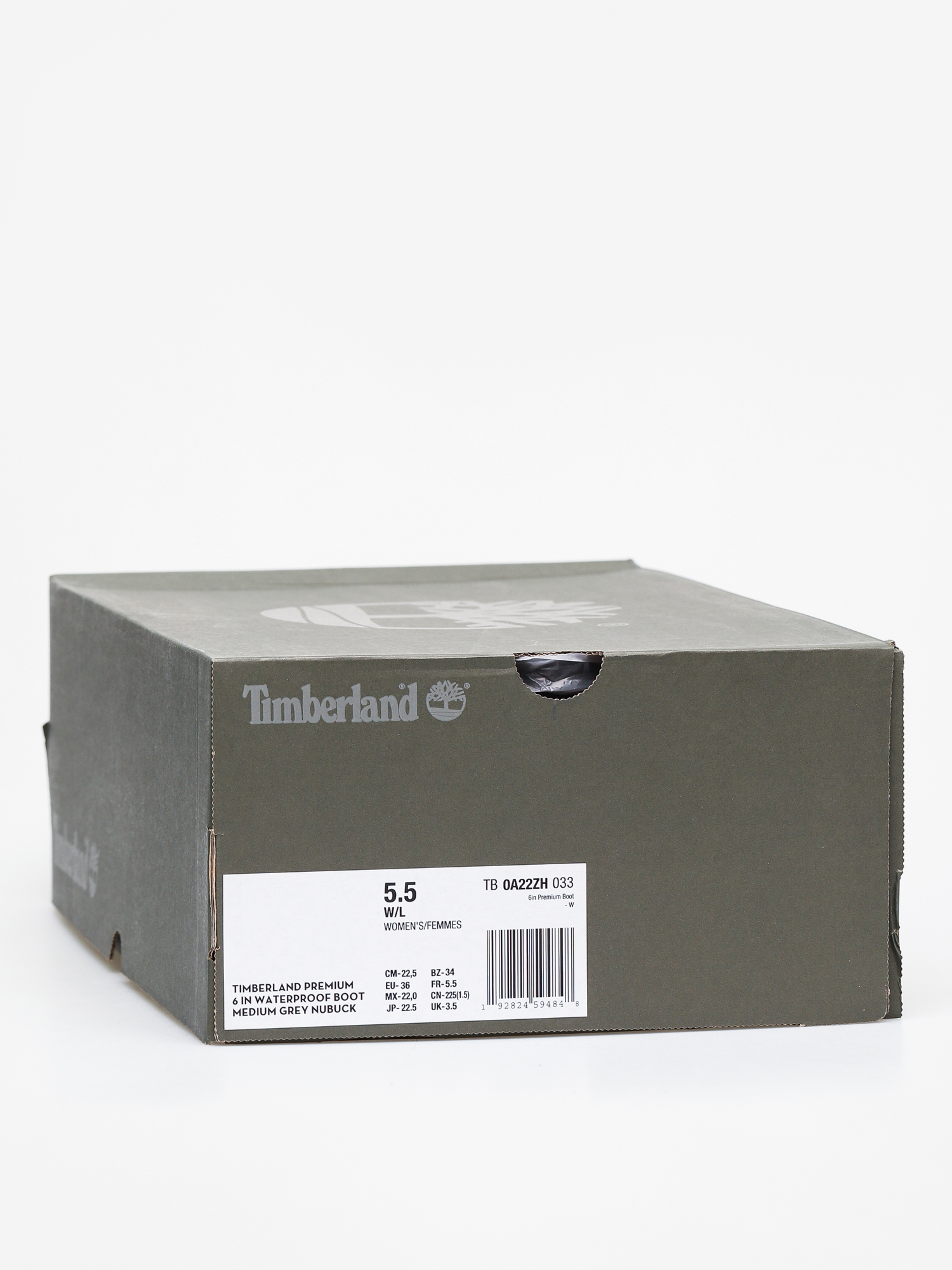 Buty zimowe Timberland 6 in Premium Wmn (medium grey nubuck)