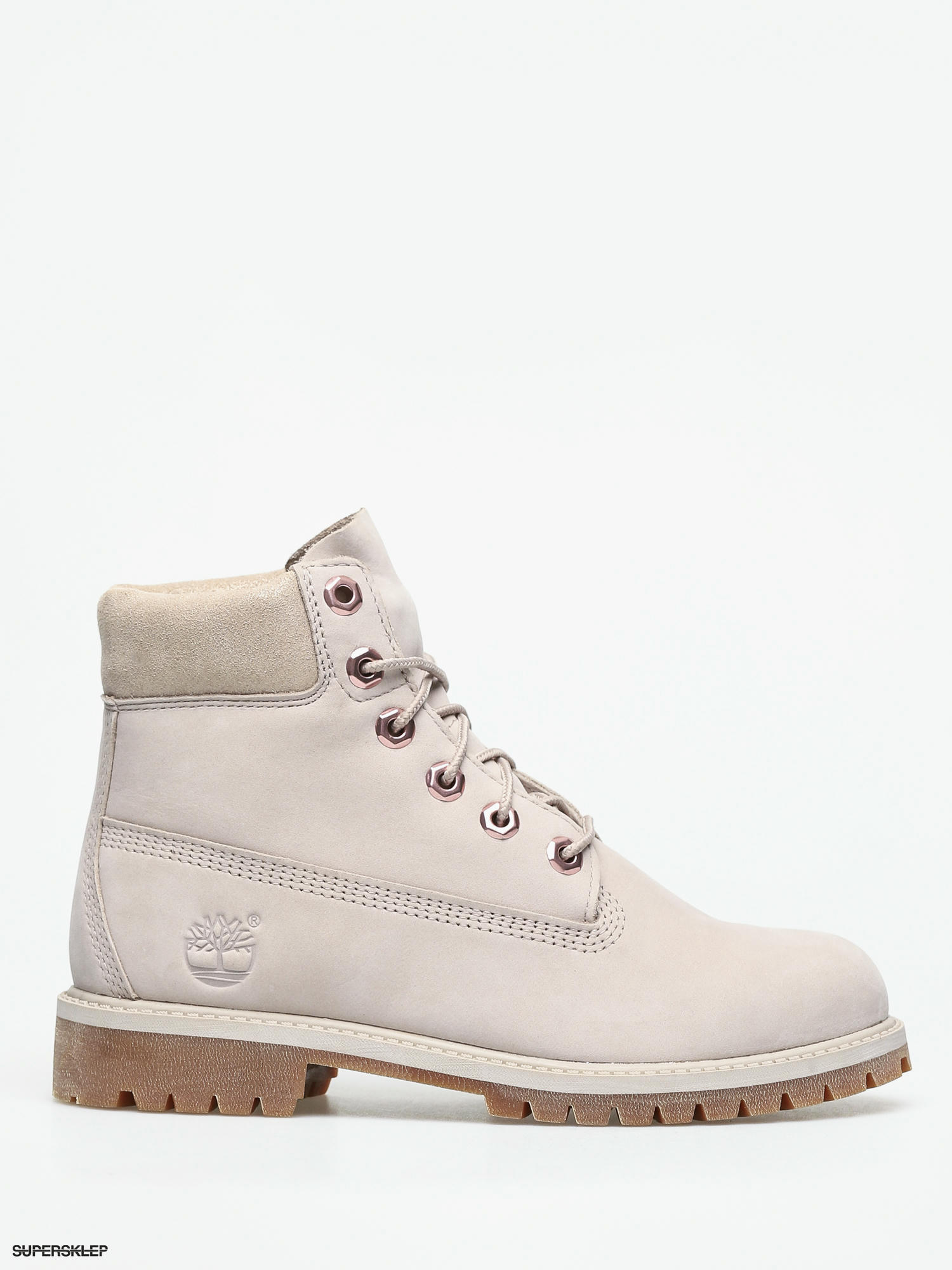 Light hot sale taupe timberlands