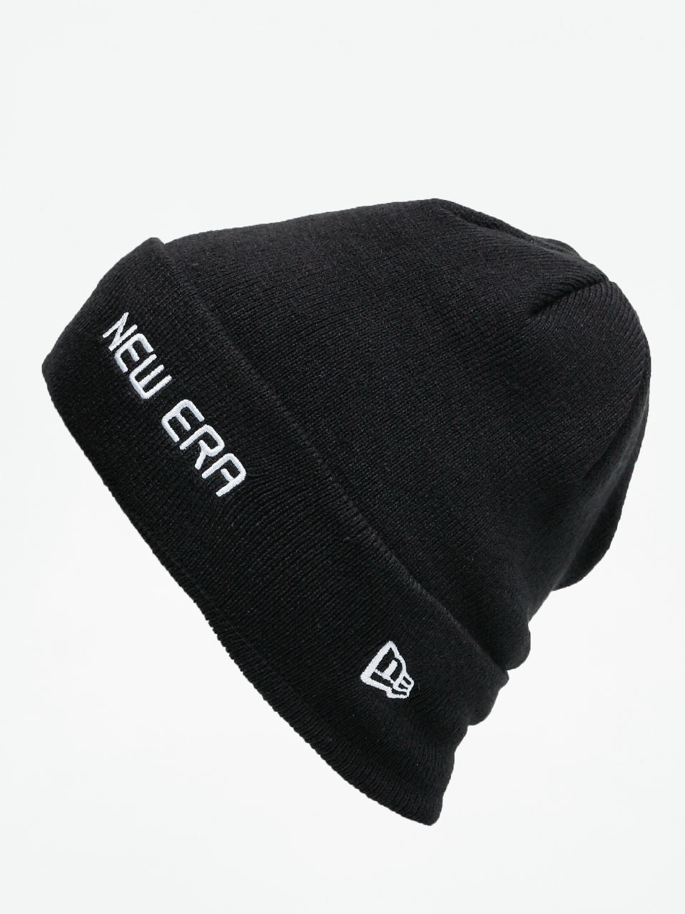 Czapka zimowa New Era Cuff Knit (black/white)