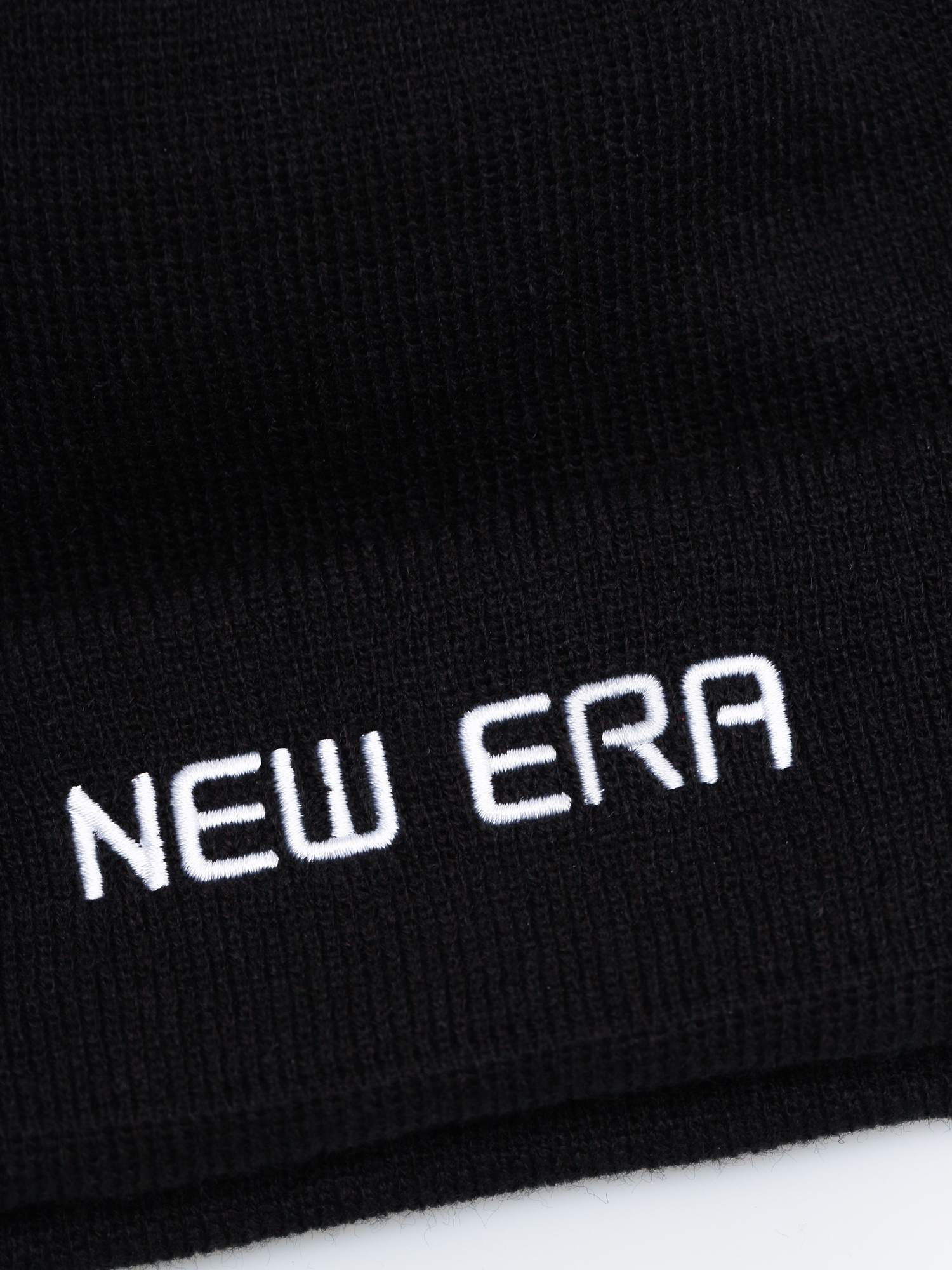 Czapka zimowa New Era Cuff Knit (black/white)