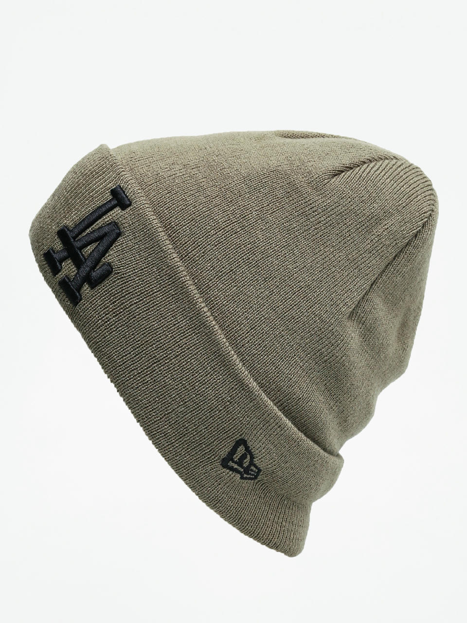 Czapka zimowa New Era Cuff Knit La Dodgers (olive)