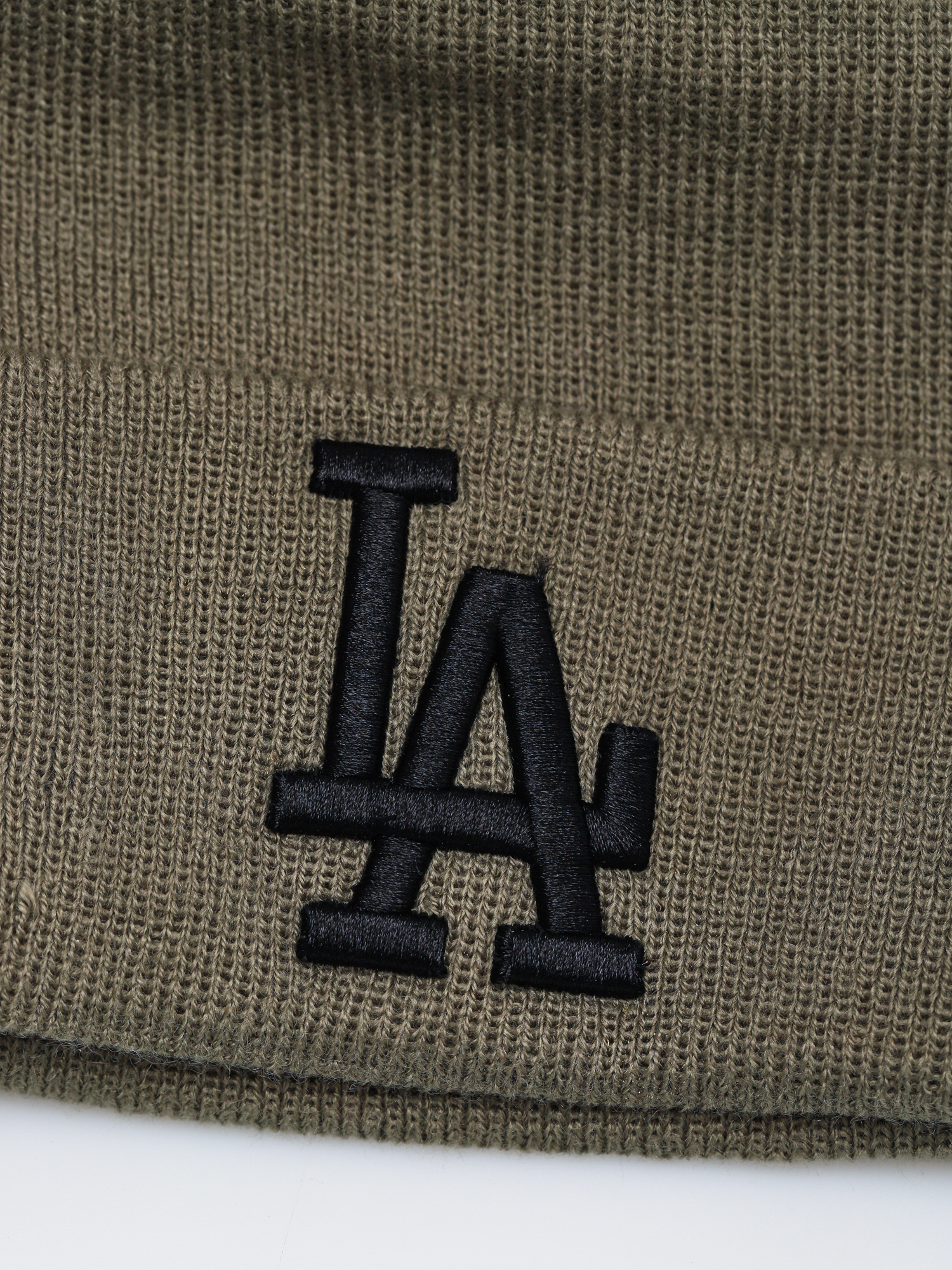 Czapka zimowa New Era Cuff Knit La Dodgers (olive)