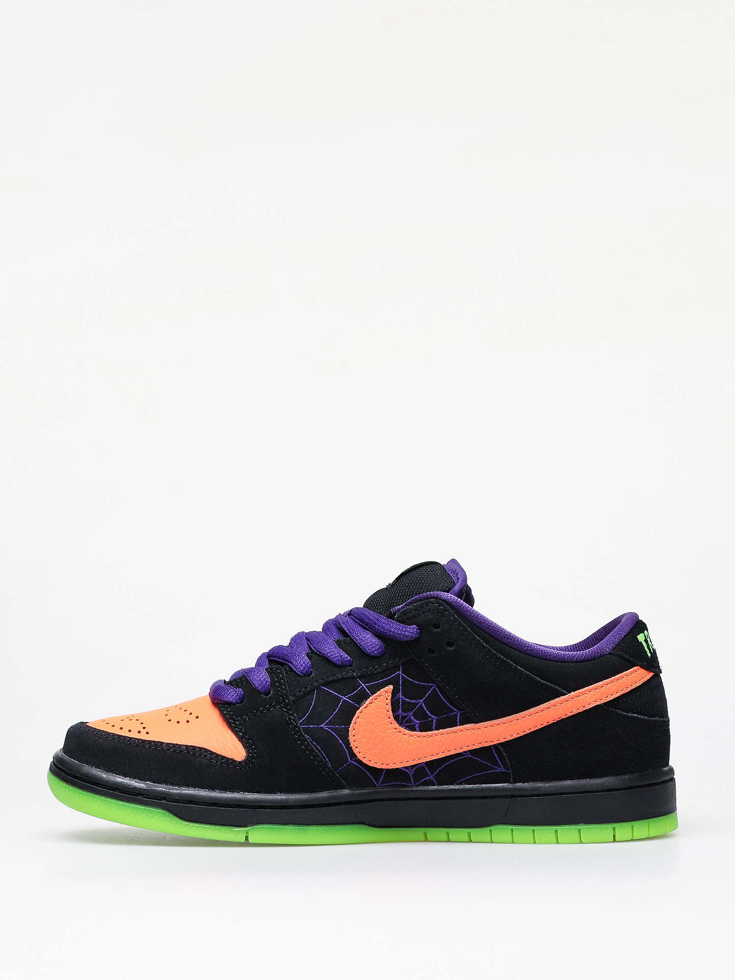 orange and purple nike dunks