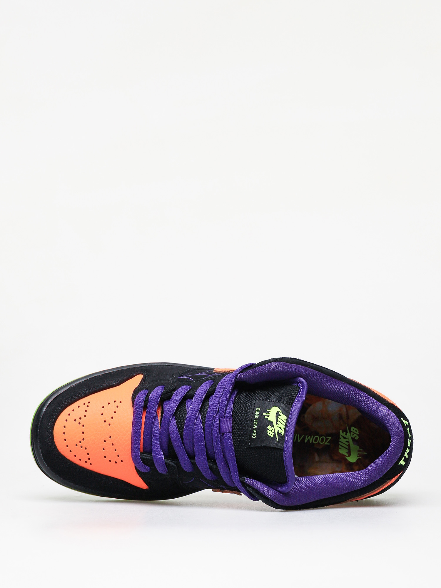 Buty Nike SB Dunk Low Pro (black/total orange court purple volt)