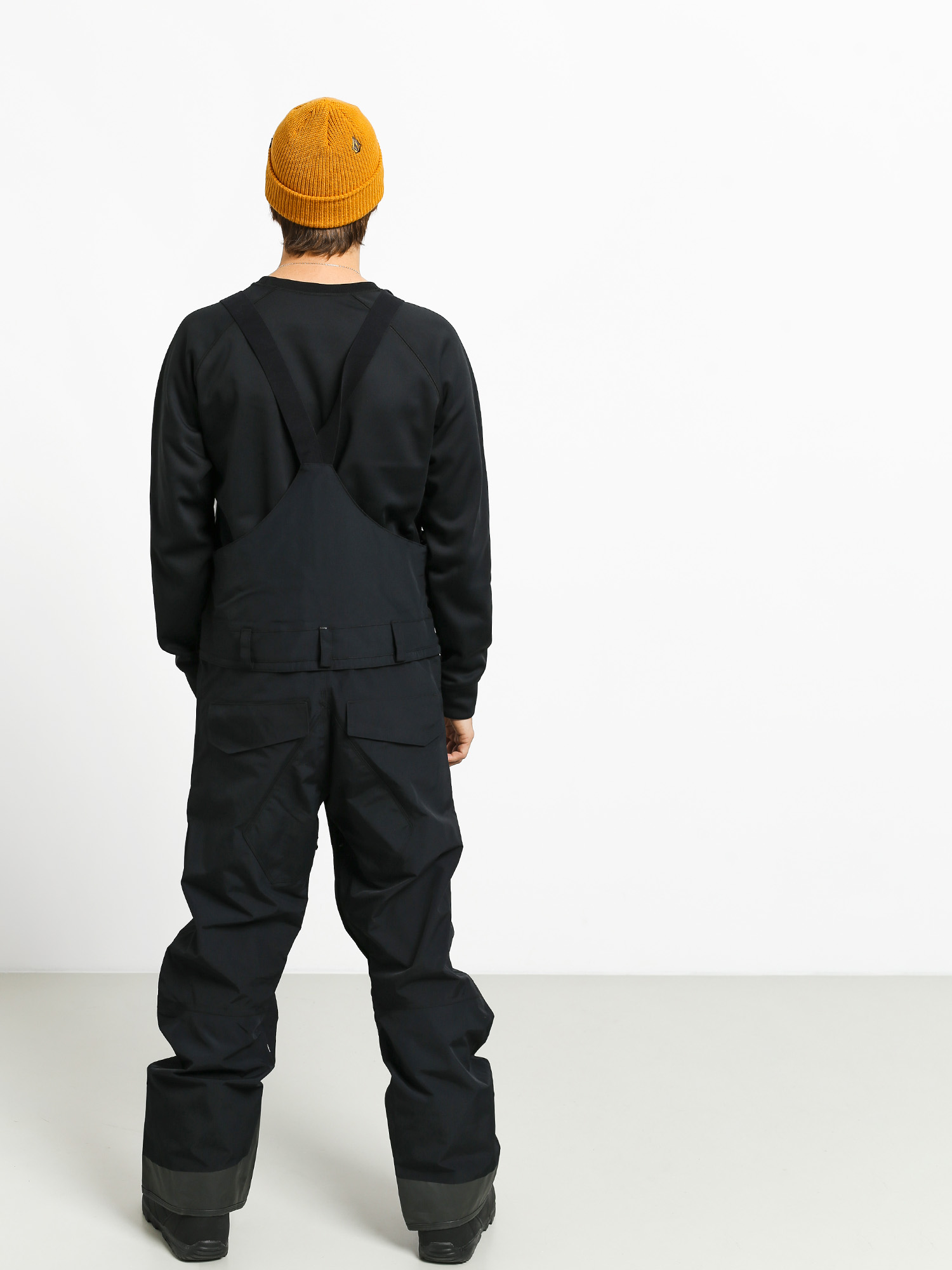 Męskie Spodnie snowboardowe Volcom Rain Gore Bib Overall (blk)