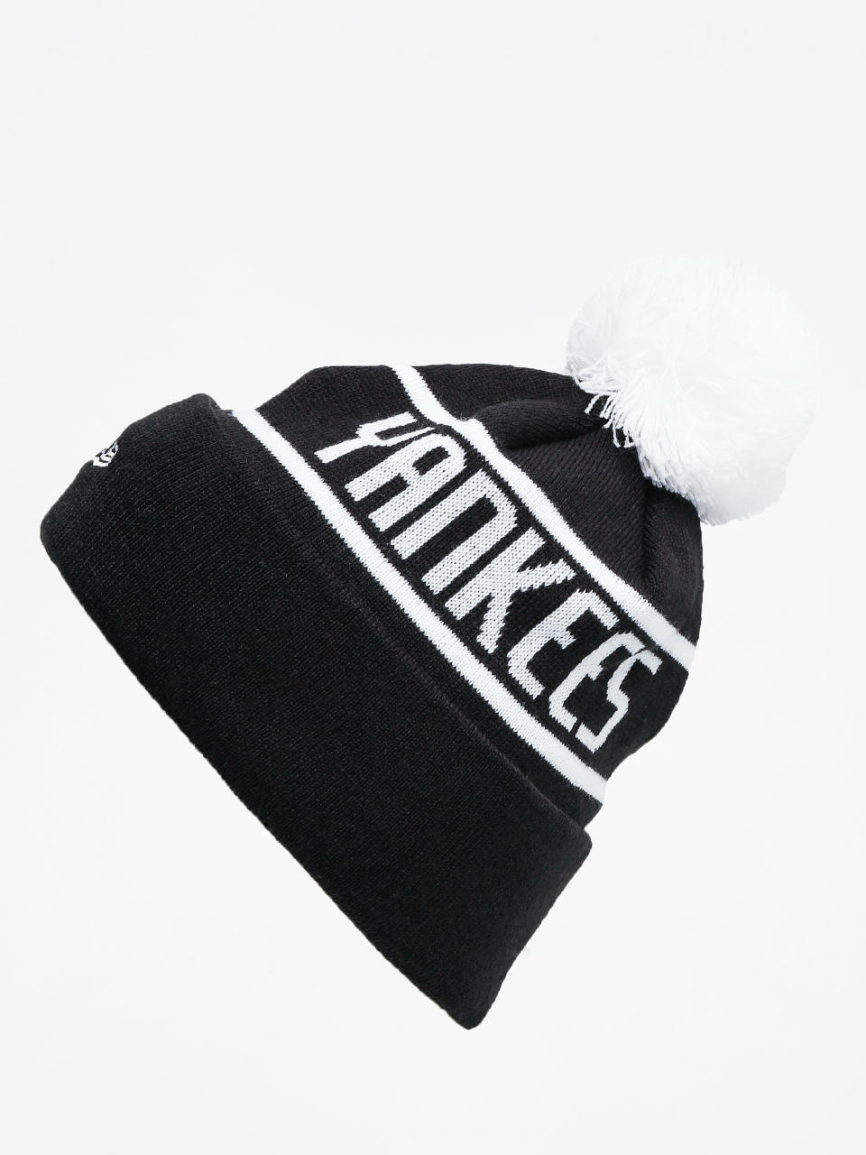 Czapka zimowa New Era Otc Bobble Knit Nyy (black/white)