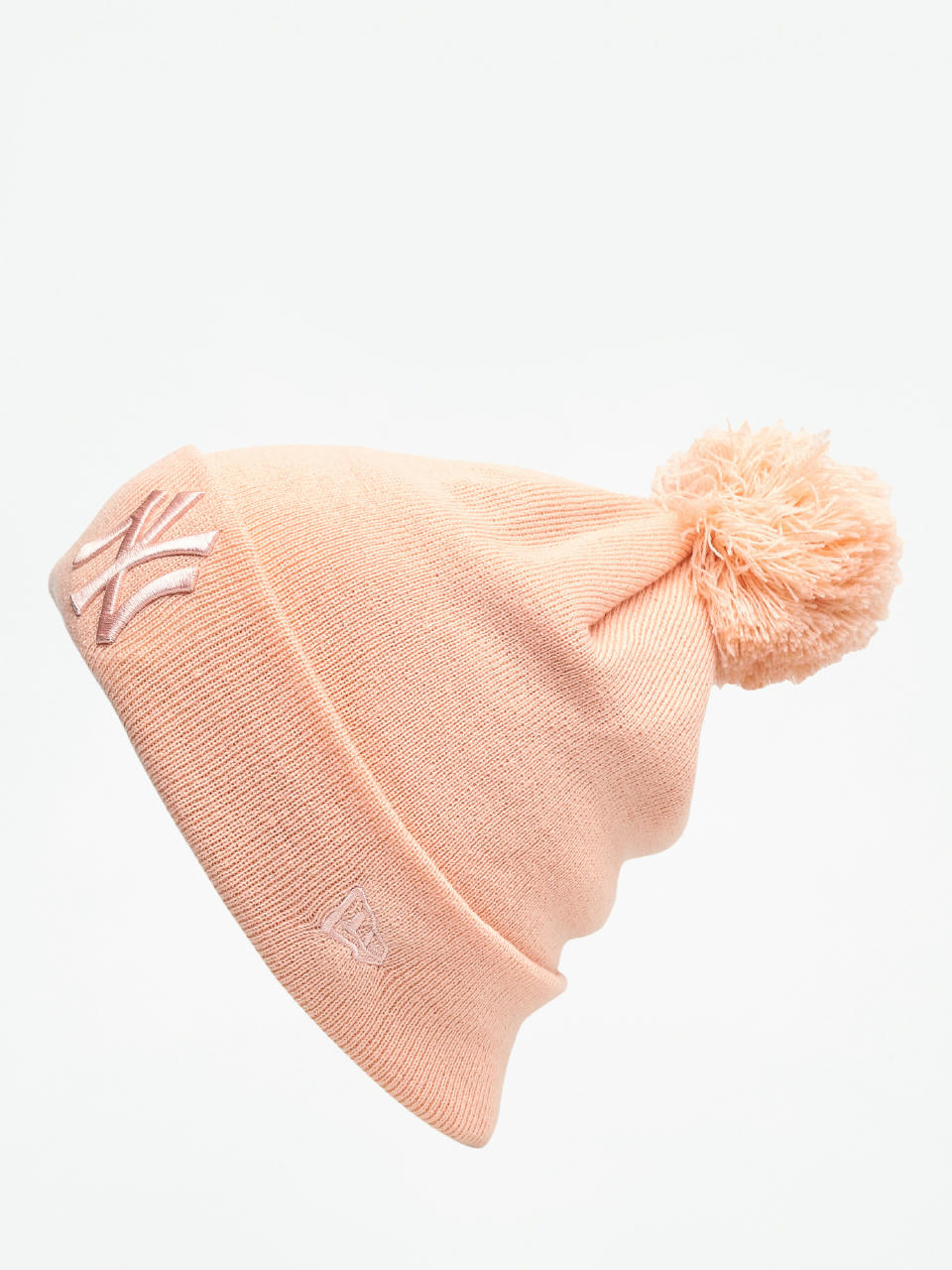 Czapka zimowa New Era Bobble Knit Nyy Wmn (blush sky)