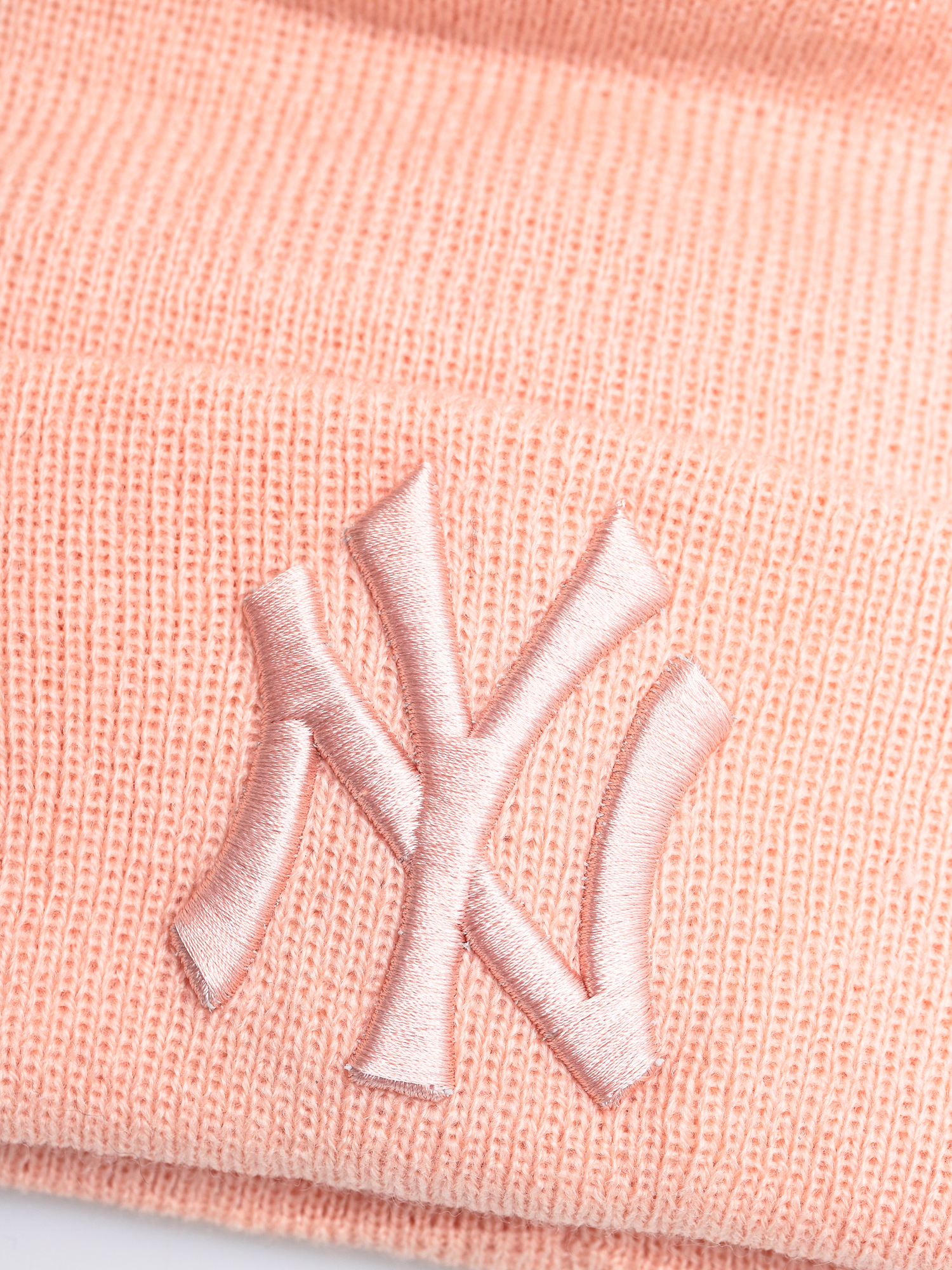 Czapka zimowa New Era Bobble Knit Nyy Wmn (blush sky)