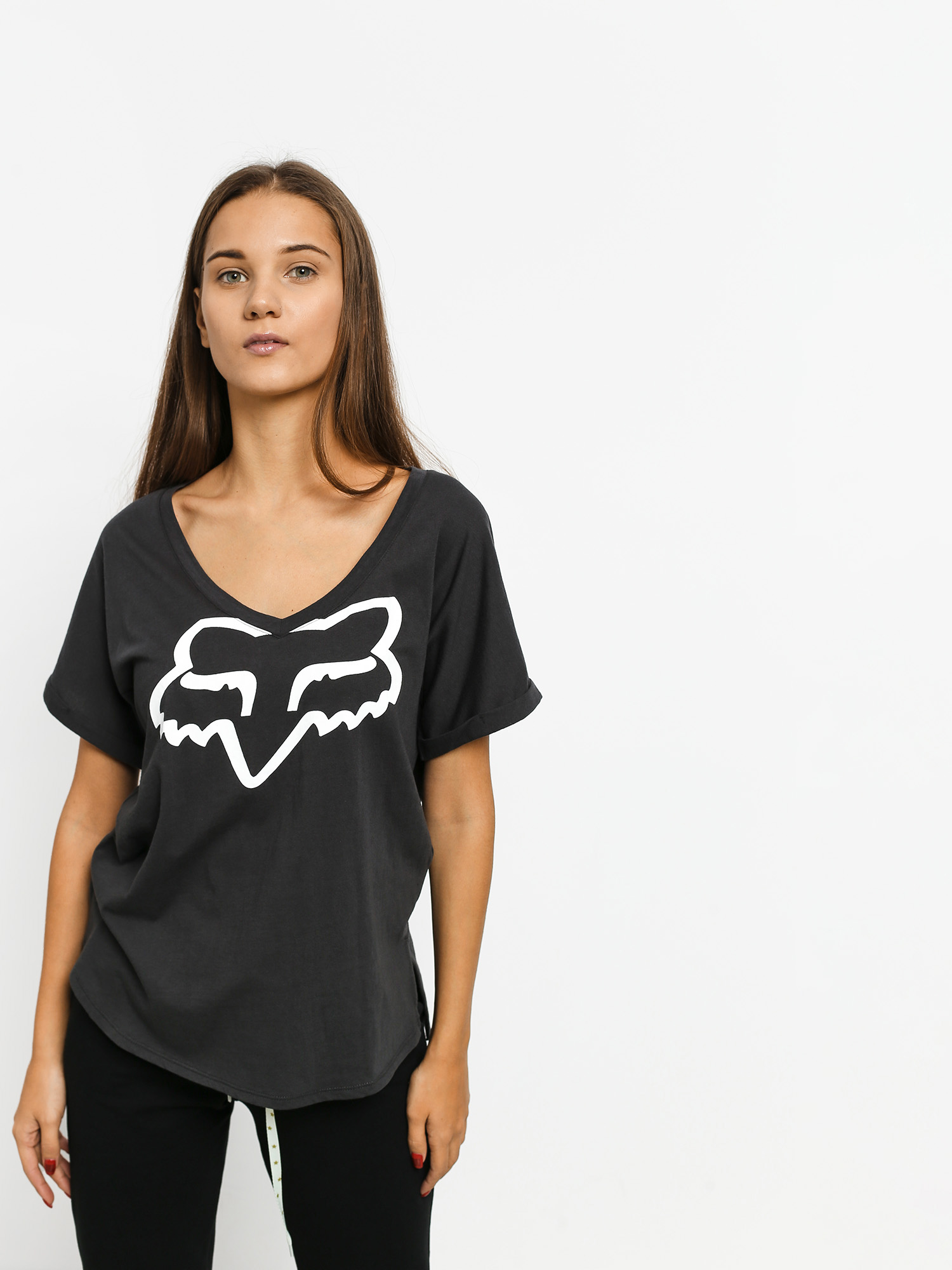 T-shirt Fox Responded Wmn (blk vin)