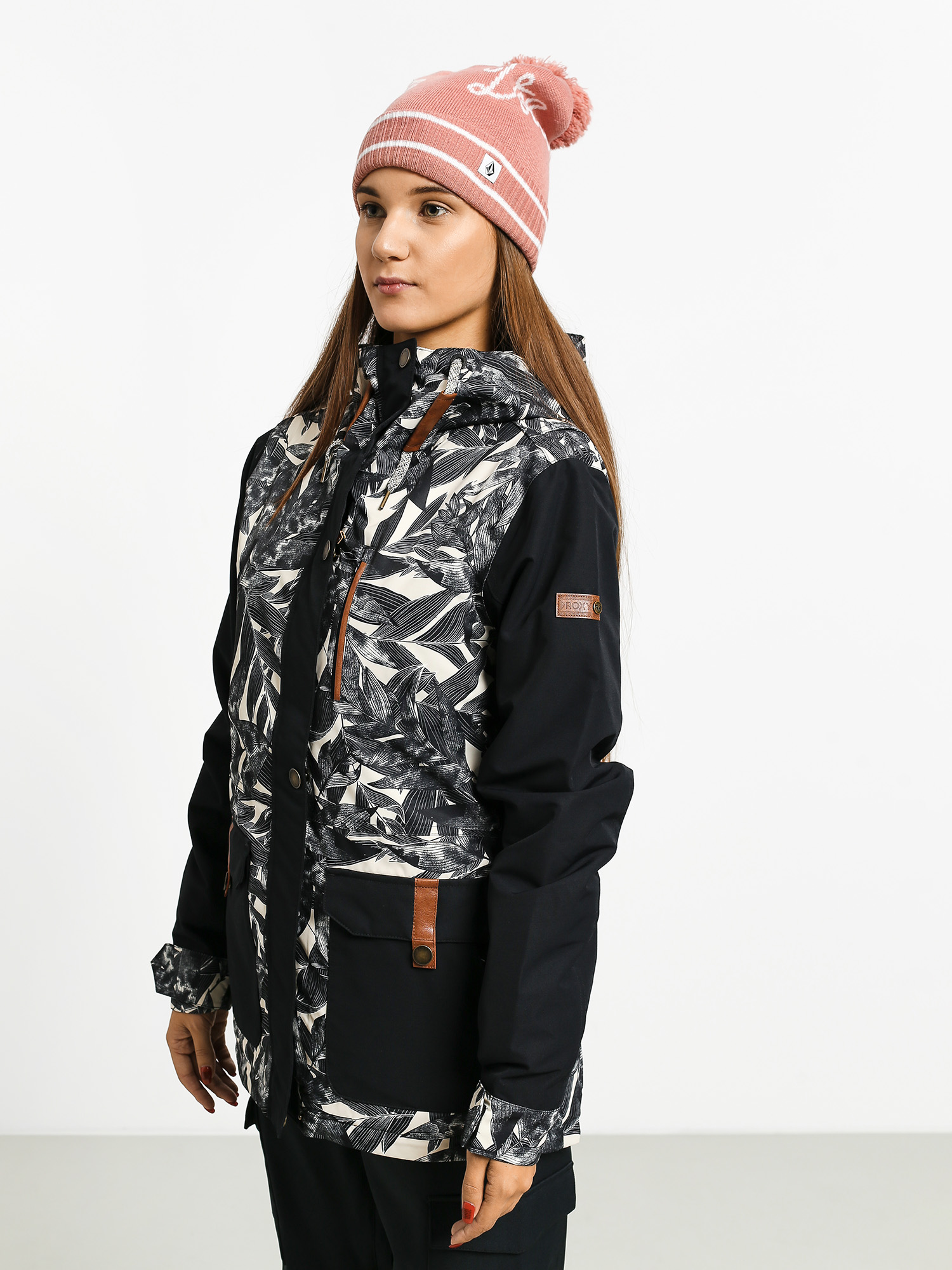 Damska Kurtka snowboardowa Roxy Andie (hawaiian palm leaf)