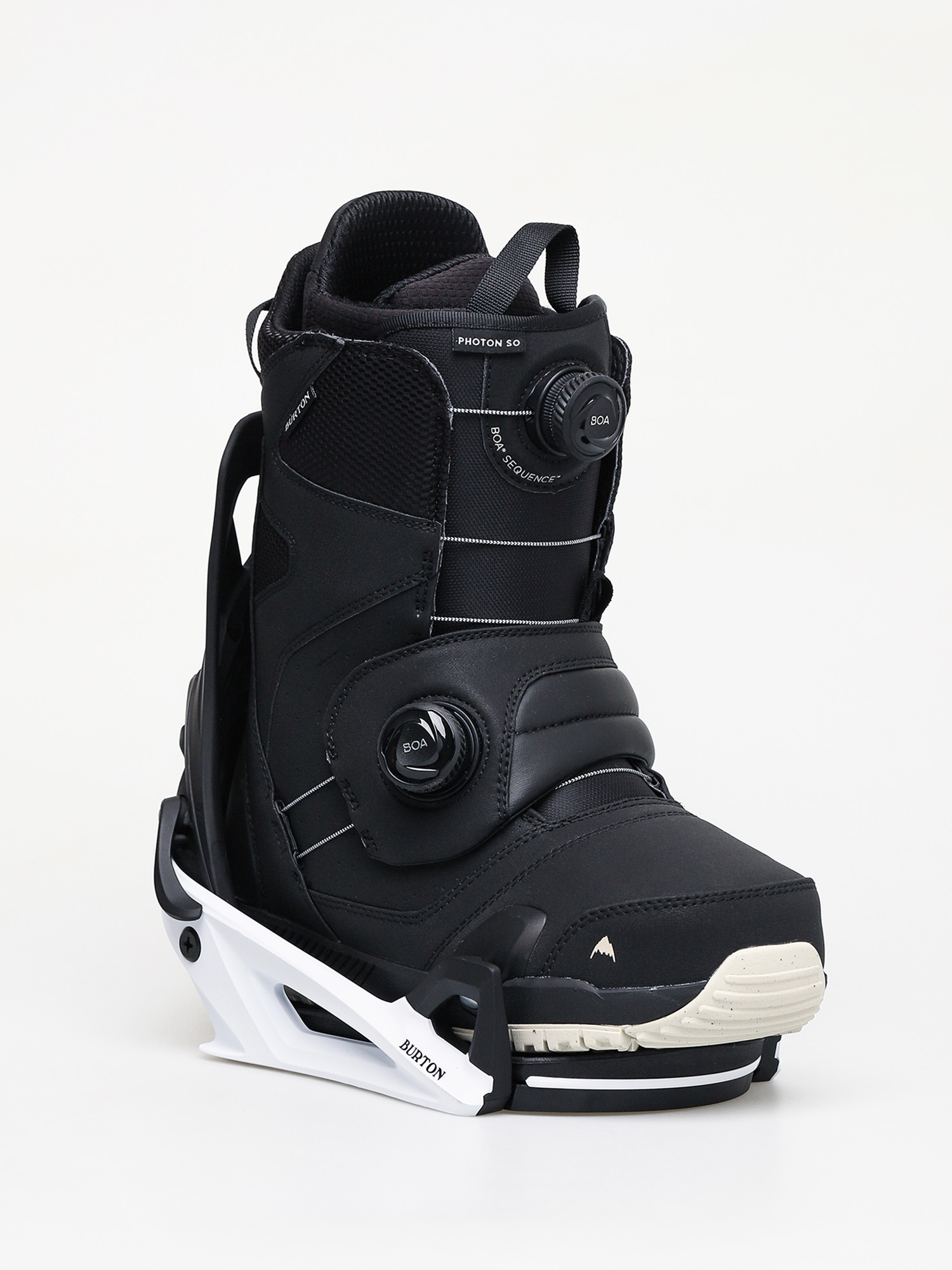 Męskie Zestaw Burton Photon Step On Bindings Included (black/black/white)
