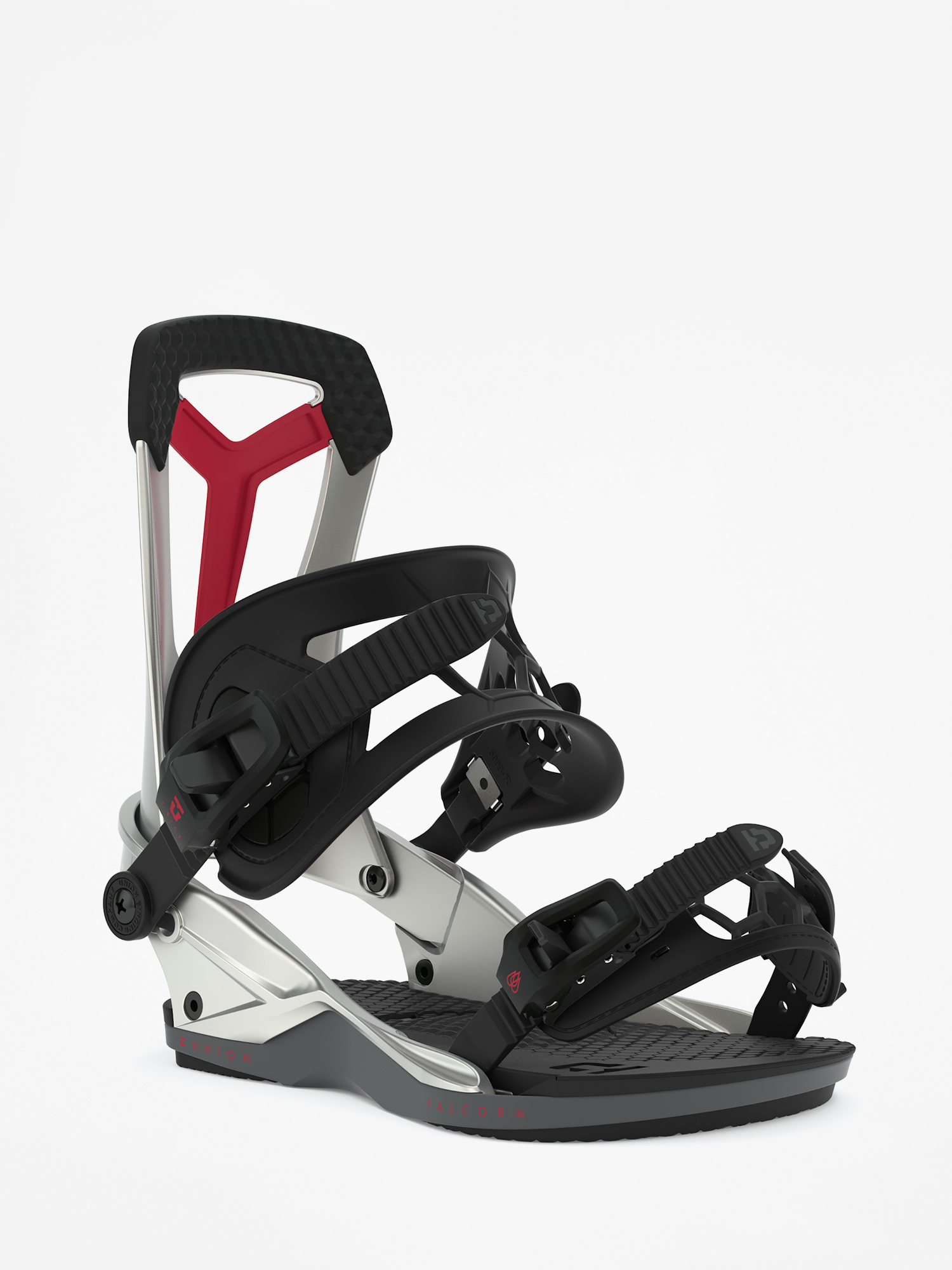 Męskie Wiązania snowboardowe Union Falcor (silver plasma)