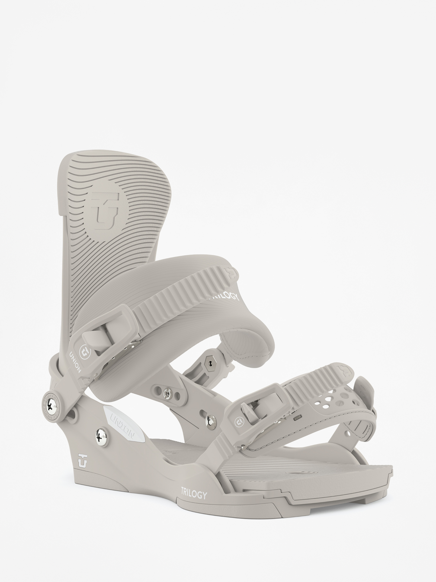 Damskie Wiązania snowboardowe Union Trilogy Solid HB (warm grey)