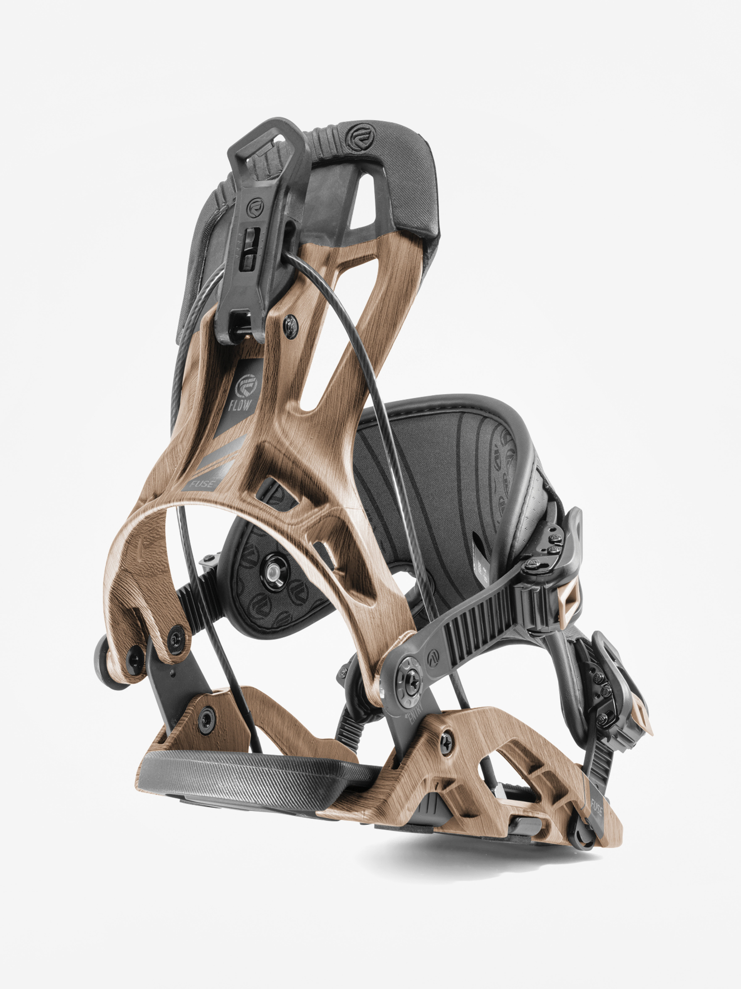 Męskie Wiązania snowboardowe Flow Fuse (brown)