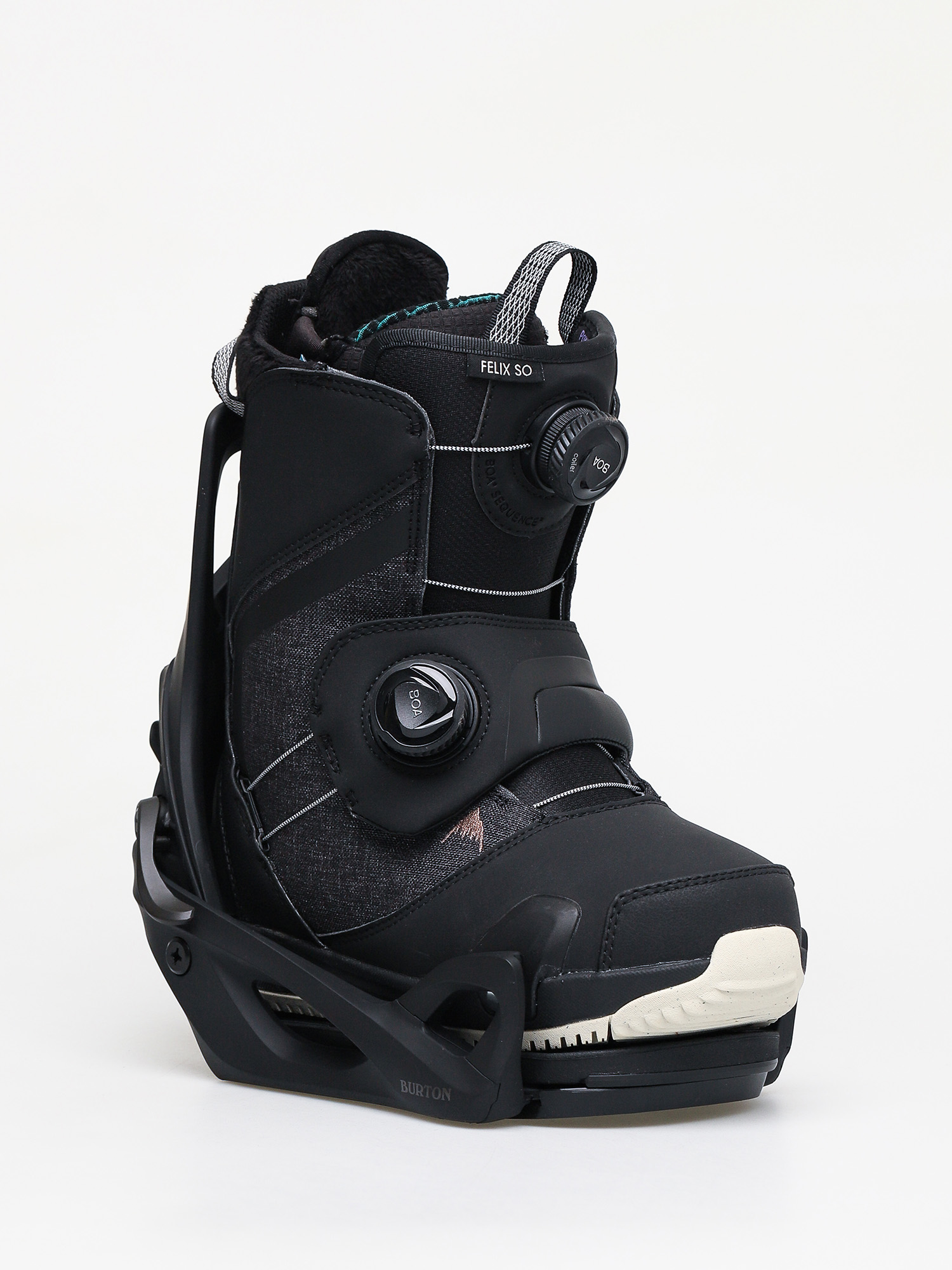 Damskie Zestaw Burton Felix Step On Bindings Included (black/black/shift)