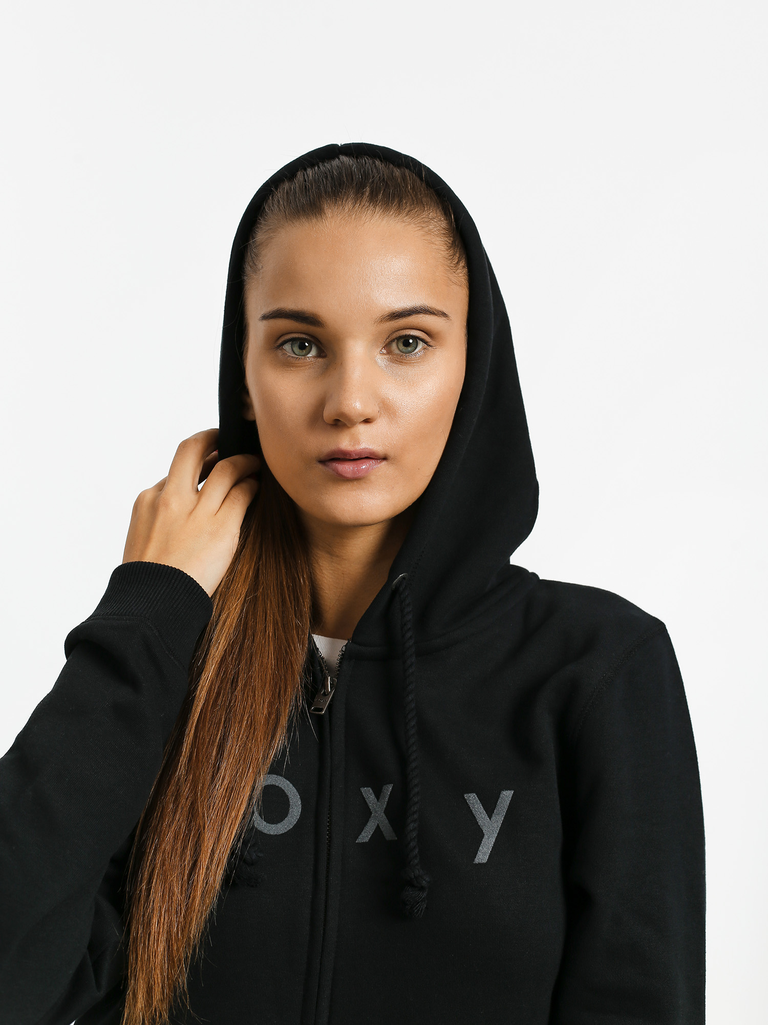 Bluza z kapturem Roxy Cosmic Nights ZHD Wmn (anthracite)
