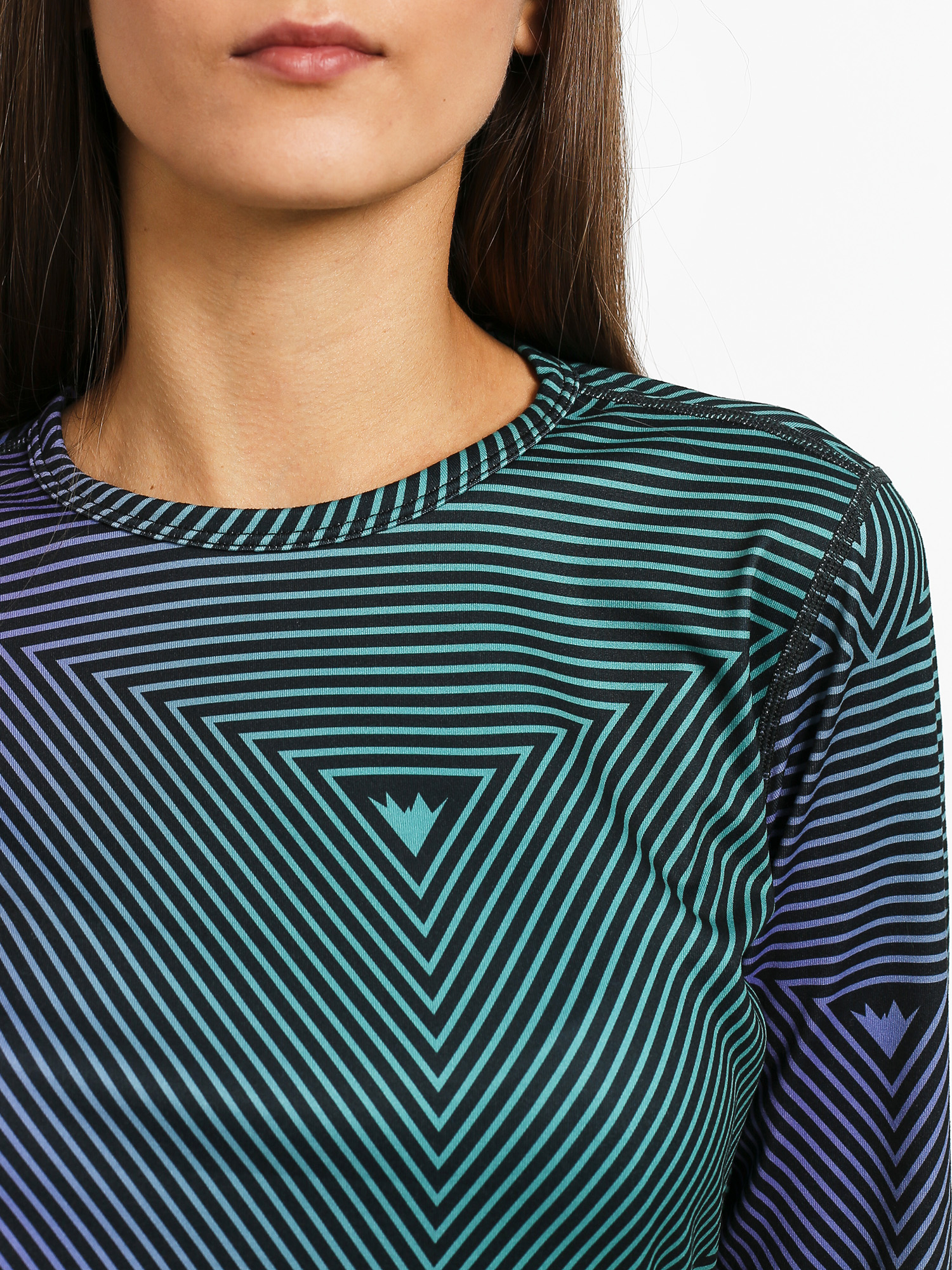 Damski Longsleeve aktywny Burton Midweight Crew (gradient spun out)
