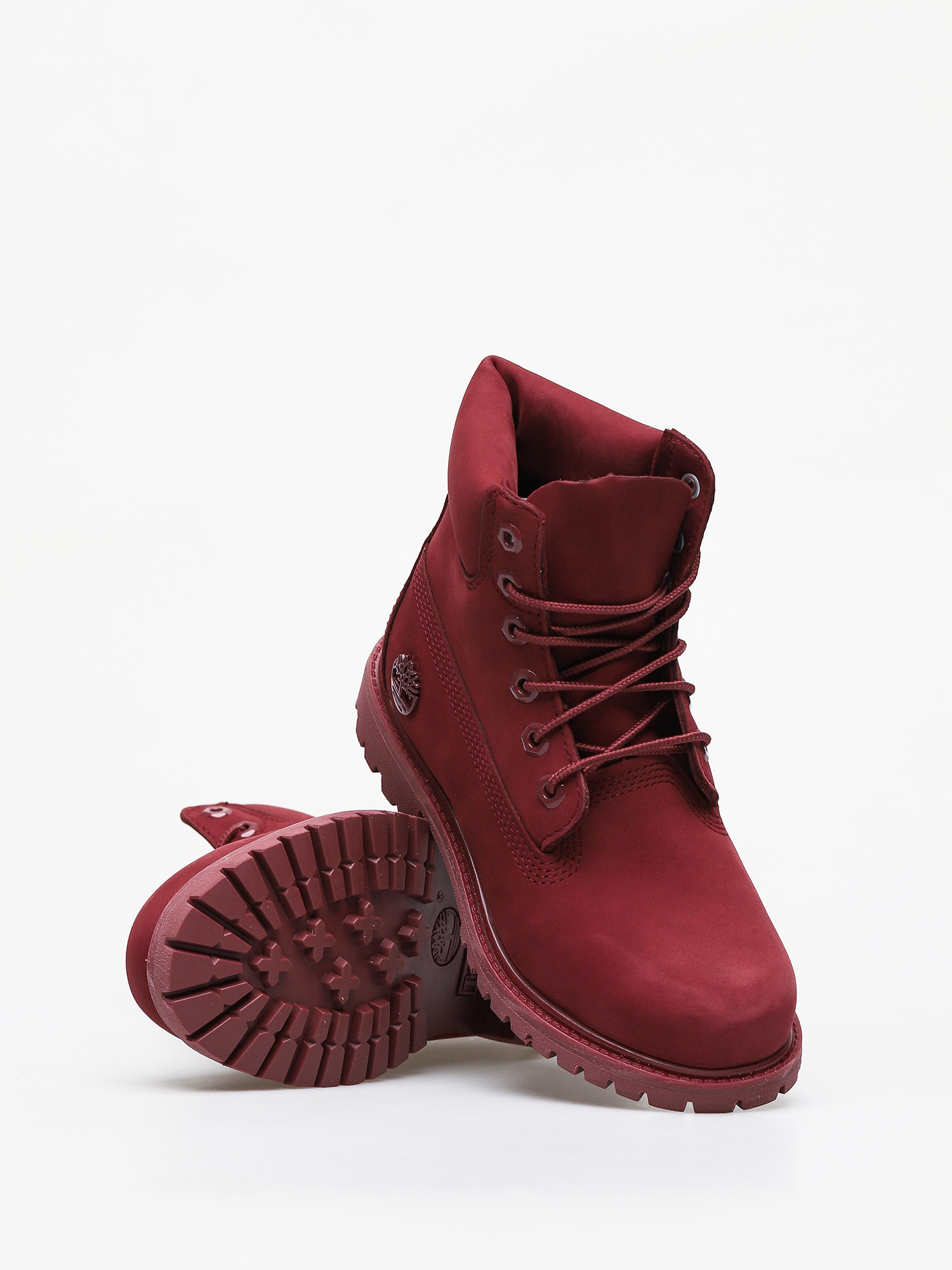 Buty zimowe Timberland 6 in Premium Wmn (dark red nubuck)