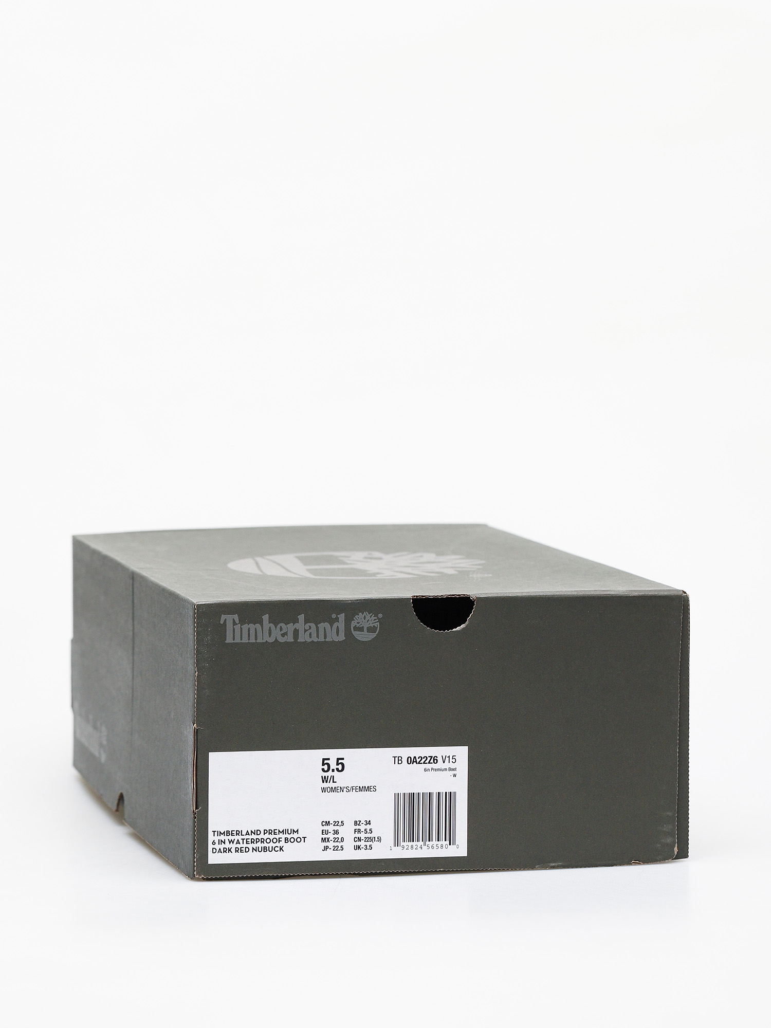 Buty zimowe Timberland 6 in Premium Wmn (dark red nubuck)