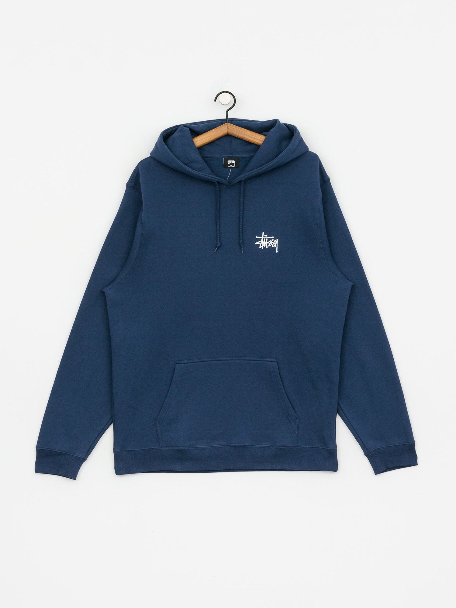 Bluza z kapturem Stussy Basic Stussy HD (navy)