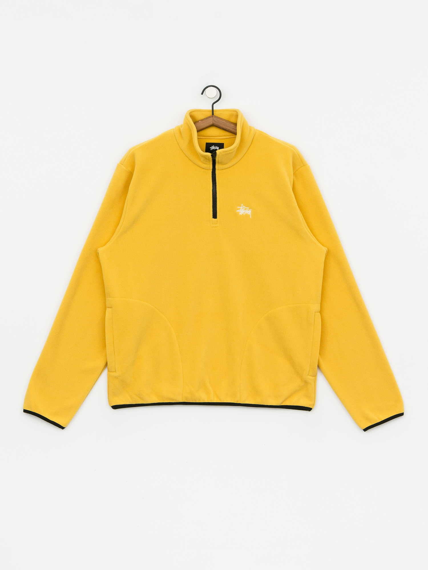 Bluza Stussy Basic Polar Fleece Mock (mustard)