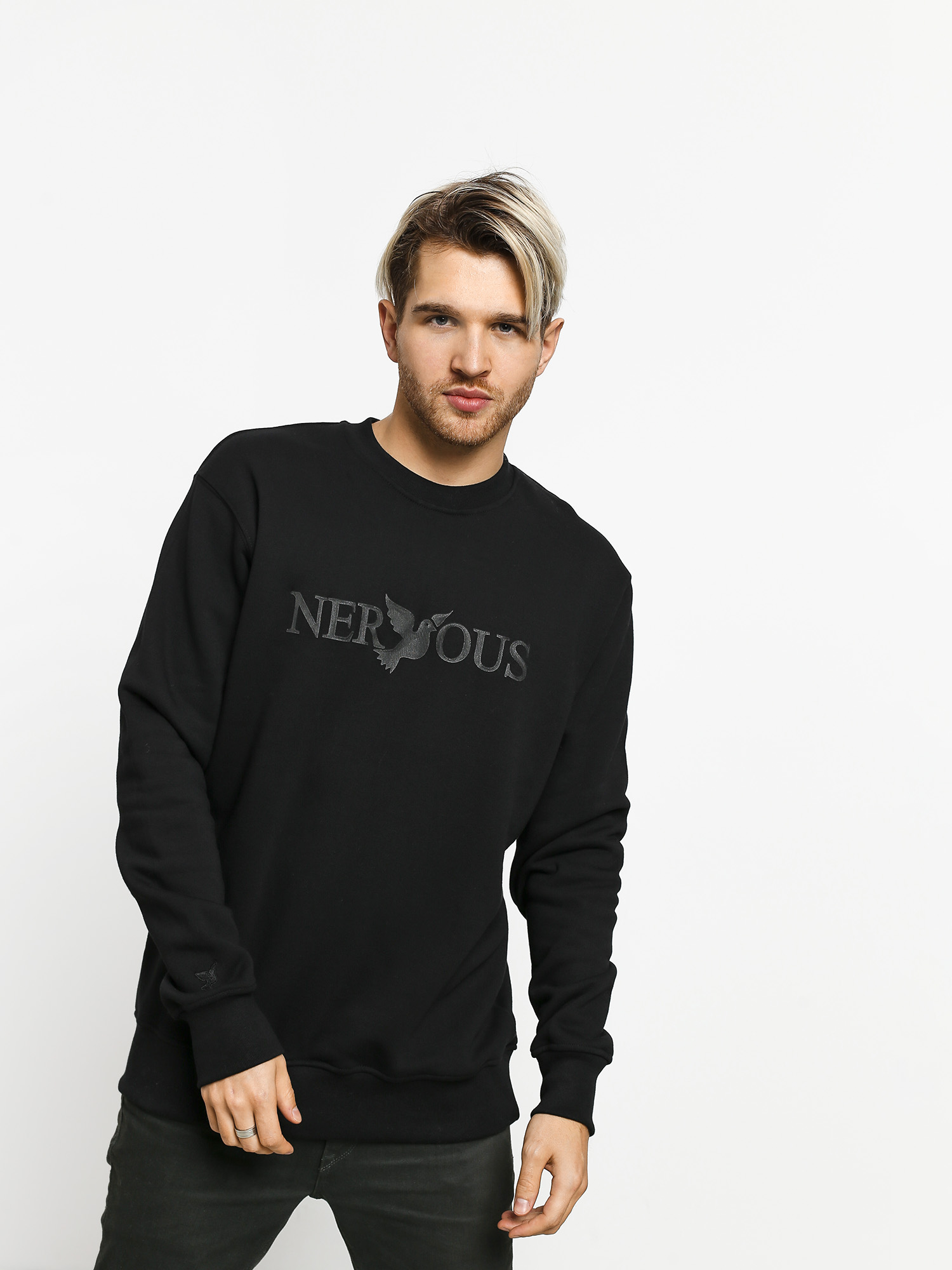 Bluza Nervous Classic Crew (black)