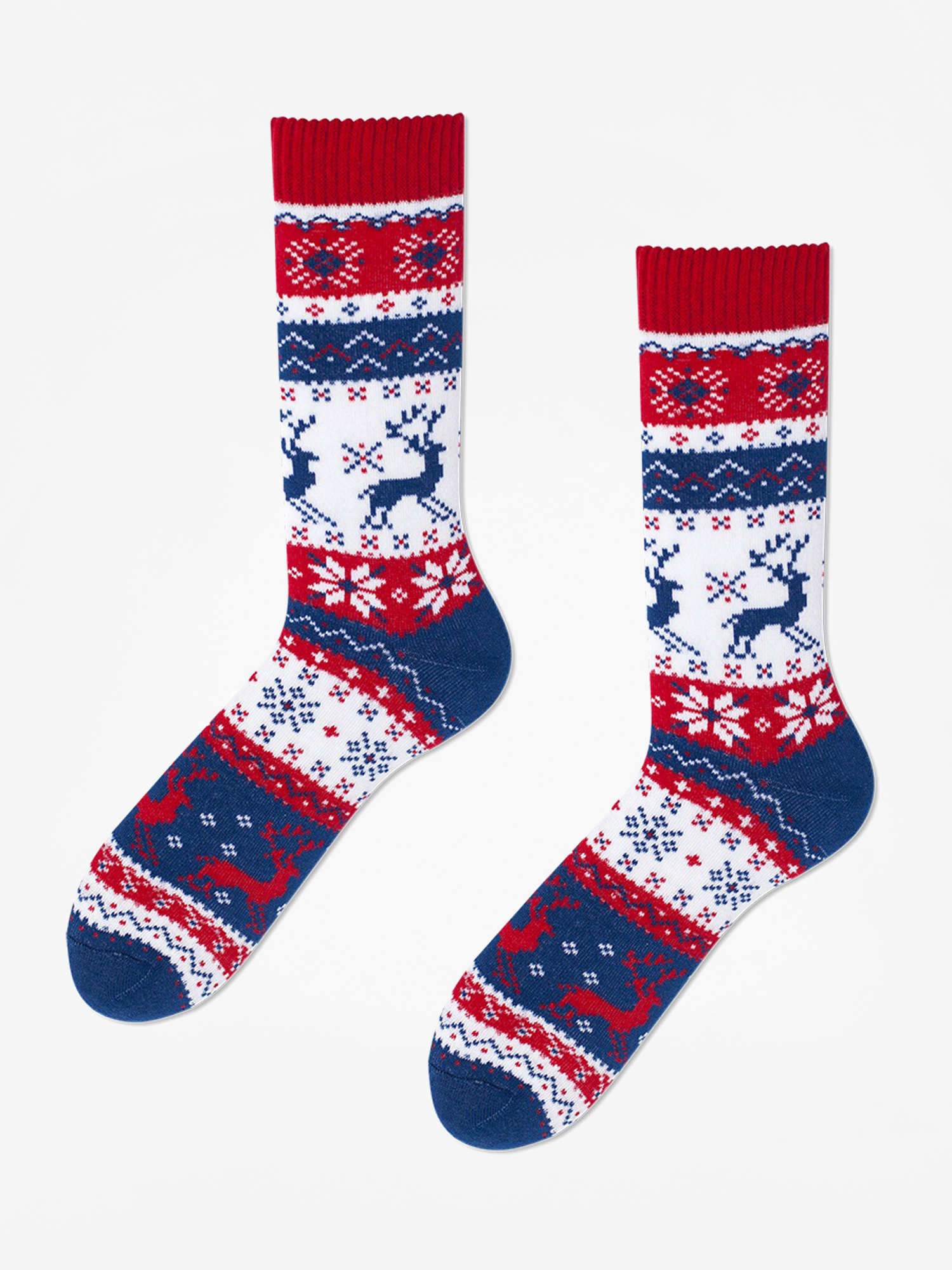 Skarpetki Many Mornings Warm Rudolph (navy/red/white)