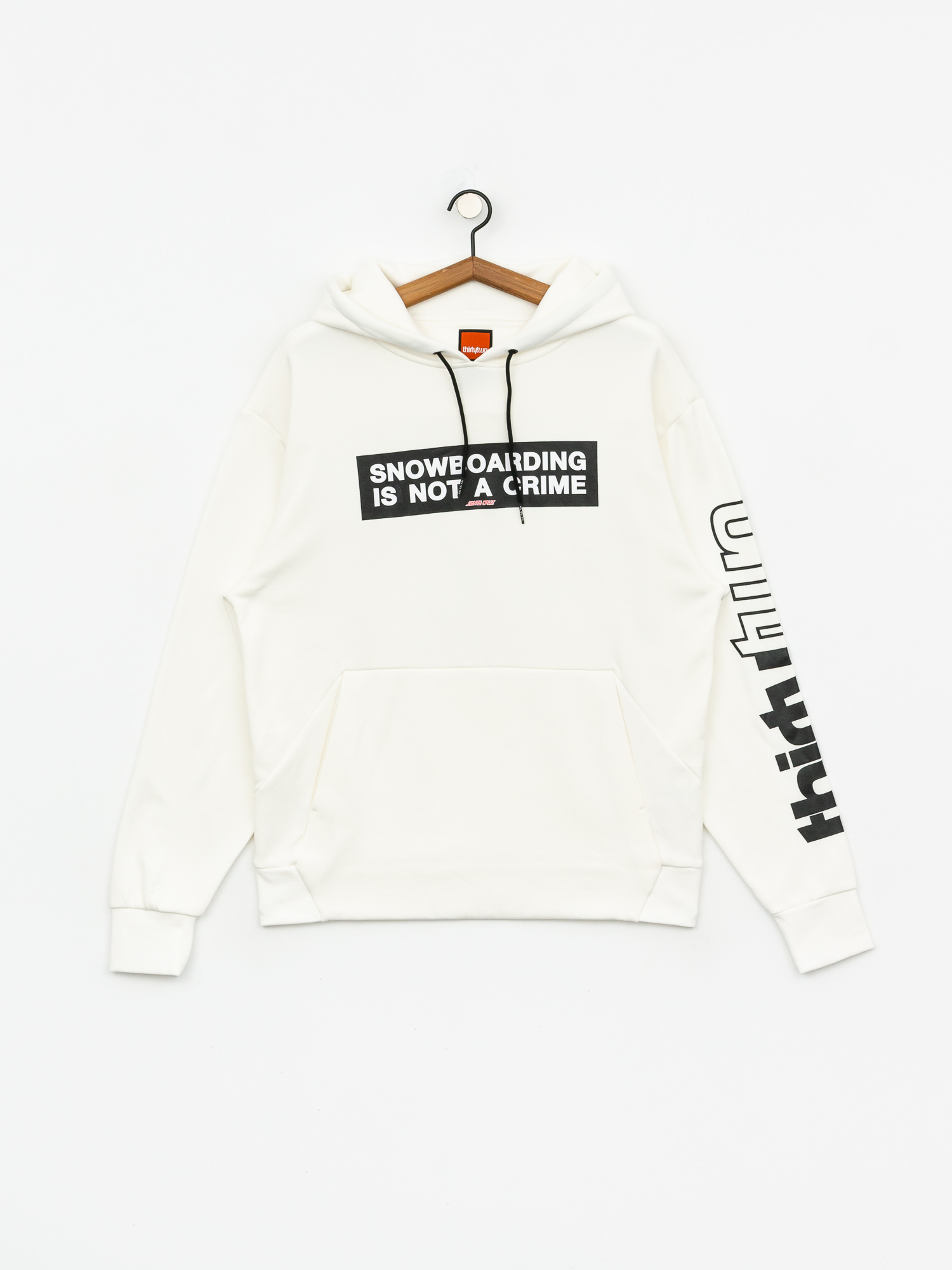 Męska Bluza z kapturem ThirtyTwo Santa Cruz HD (white)