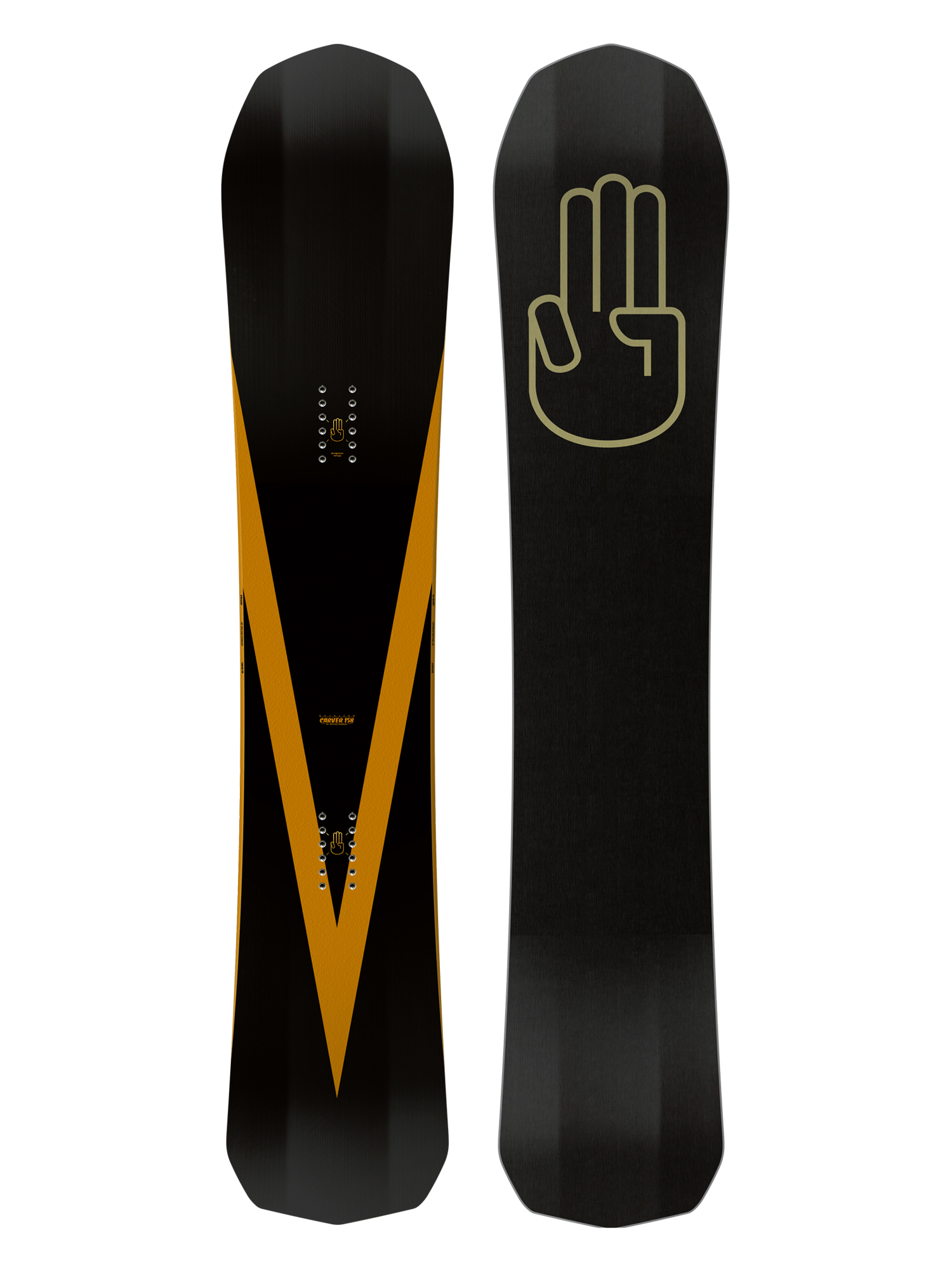 Męska Deska snowboardowa Bataleon The Carver (black)