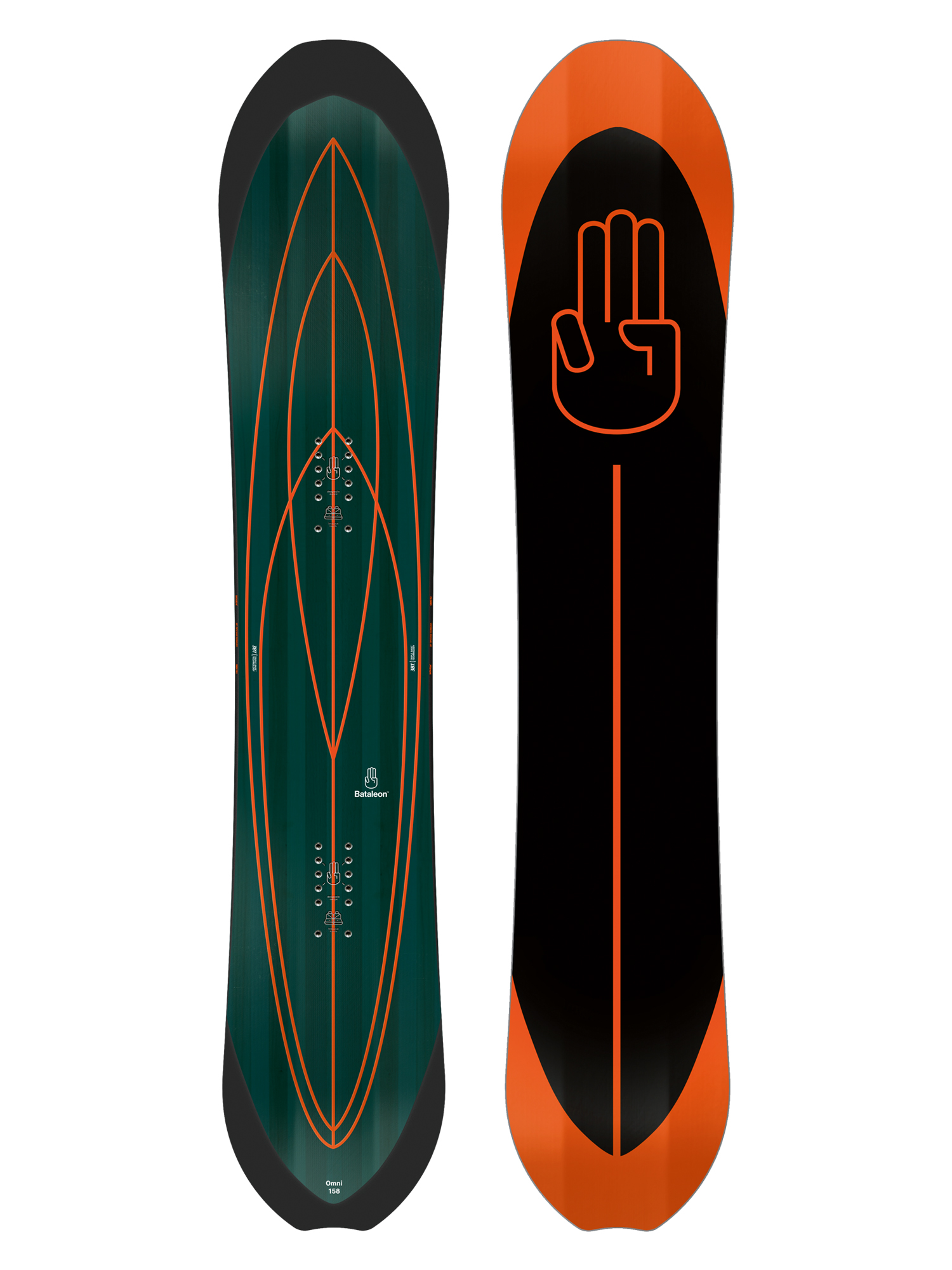 Męska Deska snowboardowa Bataleon Omni (black/orange)