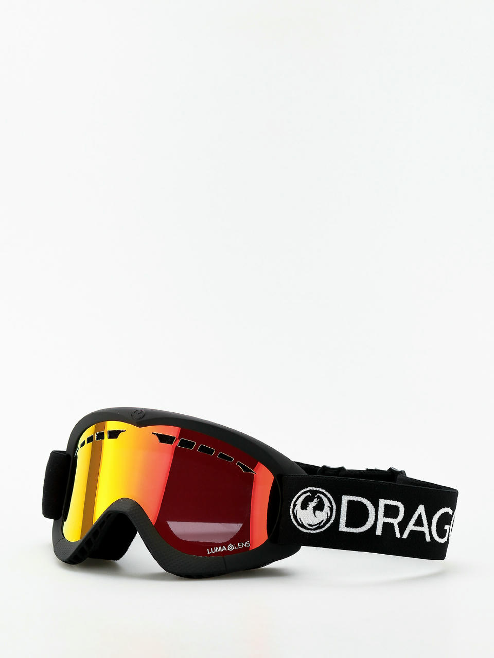 Gogle Dragon DXS (black/lumalens red ion)