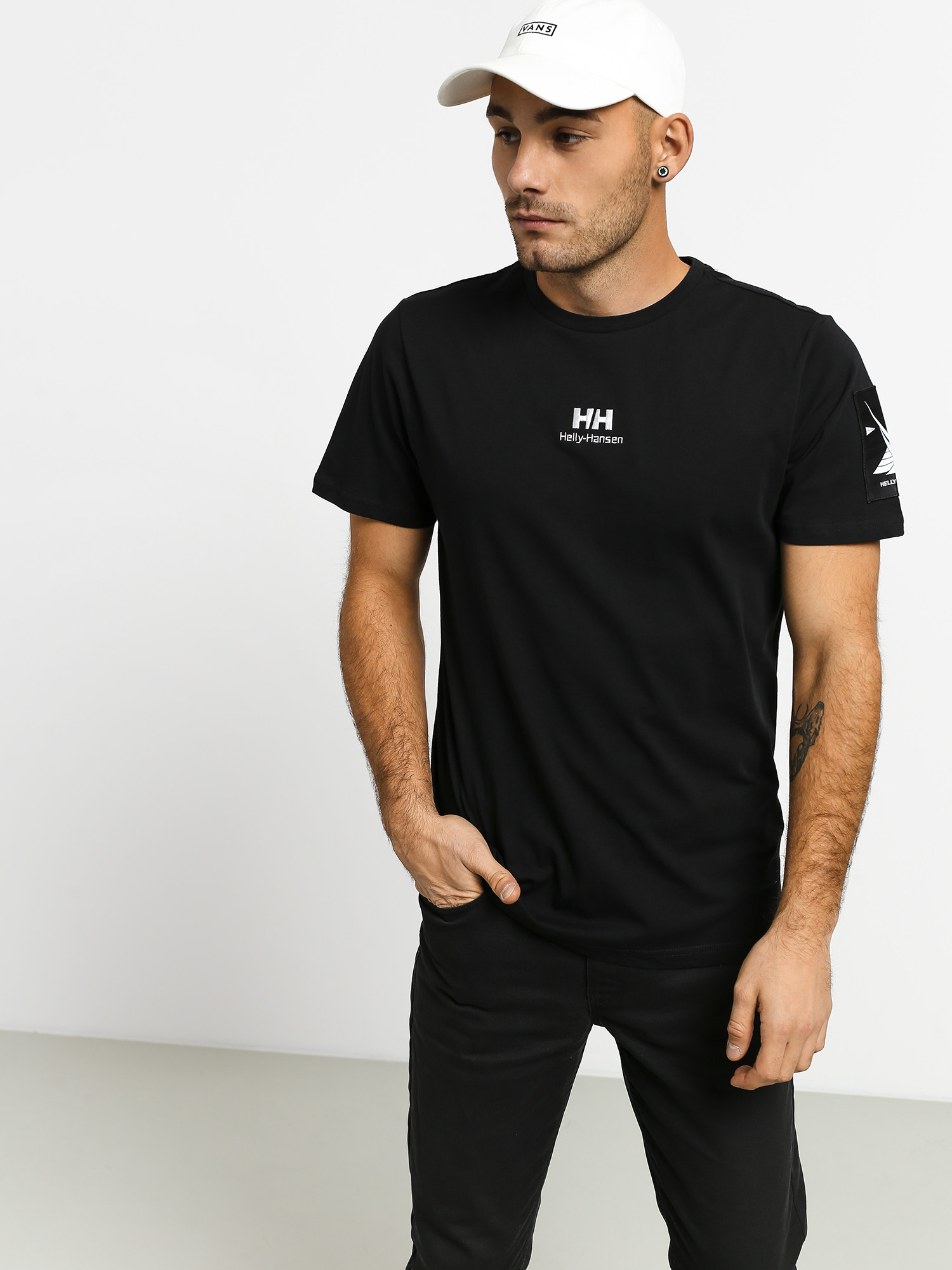T-shirt Helly Hansen Twin Logo (black)