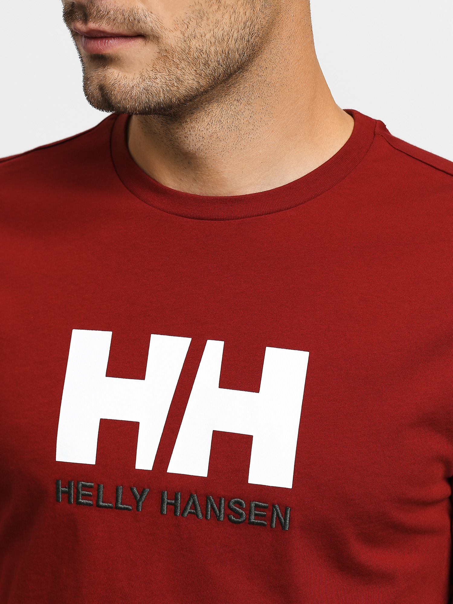 T-shirt Helly Hansen Logo (oxblood)