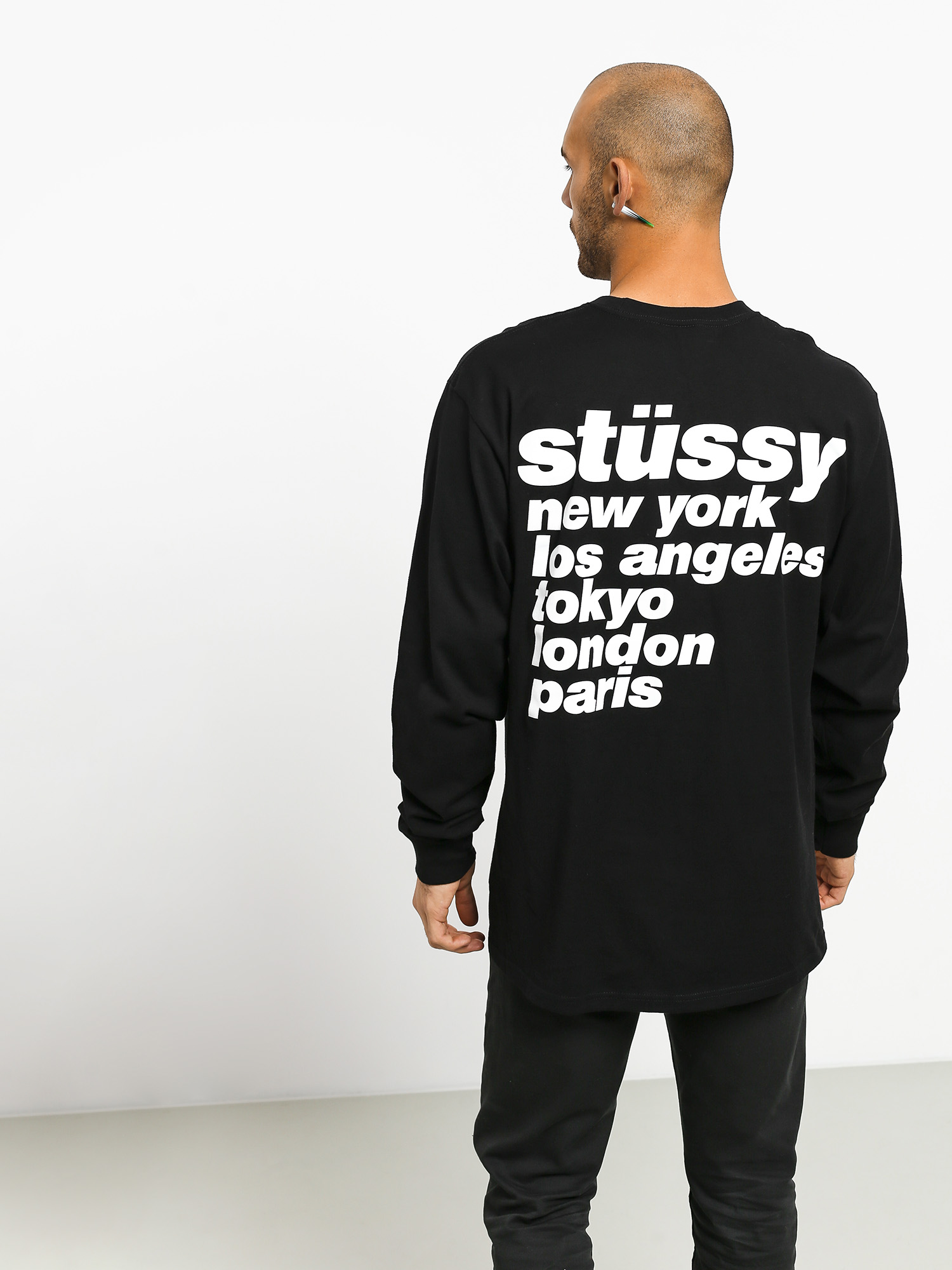 Longsleeve Stussy Italic (black)