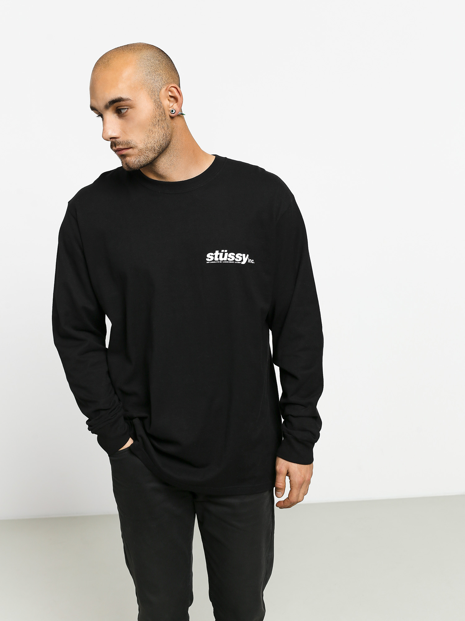 Longsleeve Stussy Italic (black)