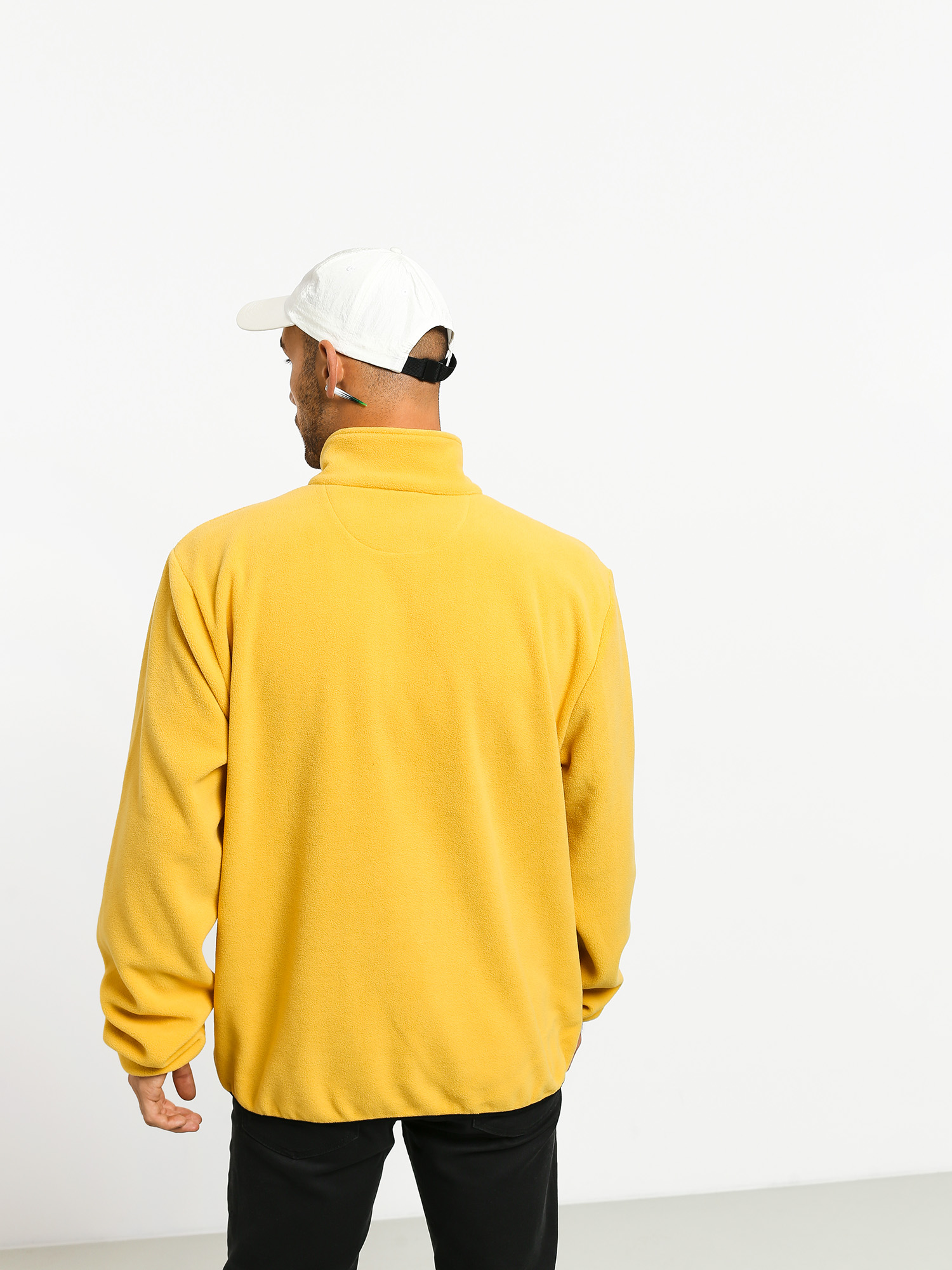 Bluza Stussy Basic Polar Fleece Mock (mustard)
