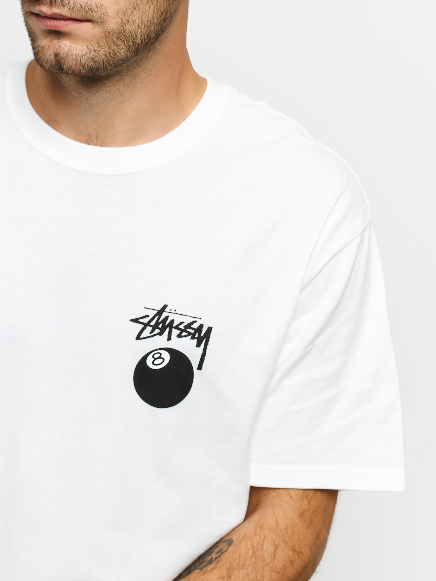 T-shirt Stussy 8 Ball (white)