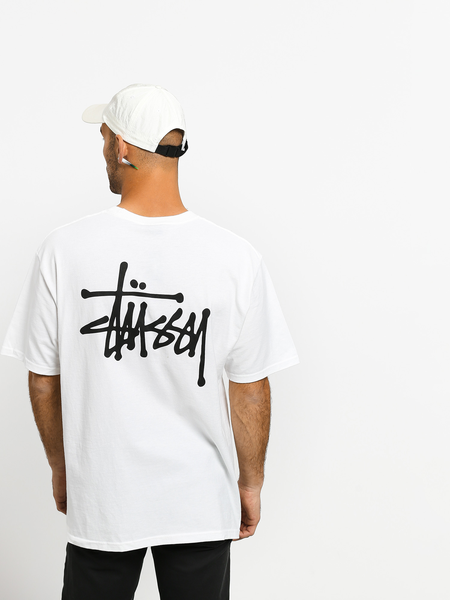 T-shirt Stussy Basic Stussy (white)