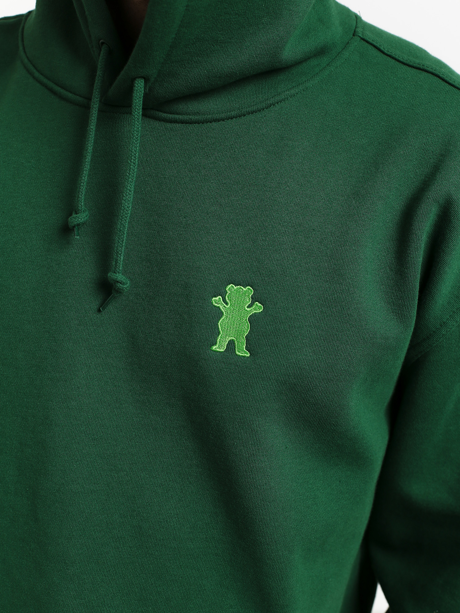 Bluza z kapturem Grizzly Griptape Og Bear Embroidered HD (forest/lime)