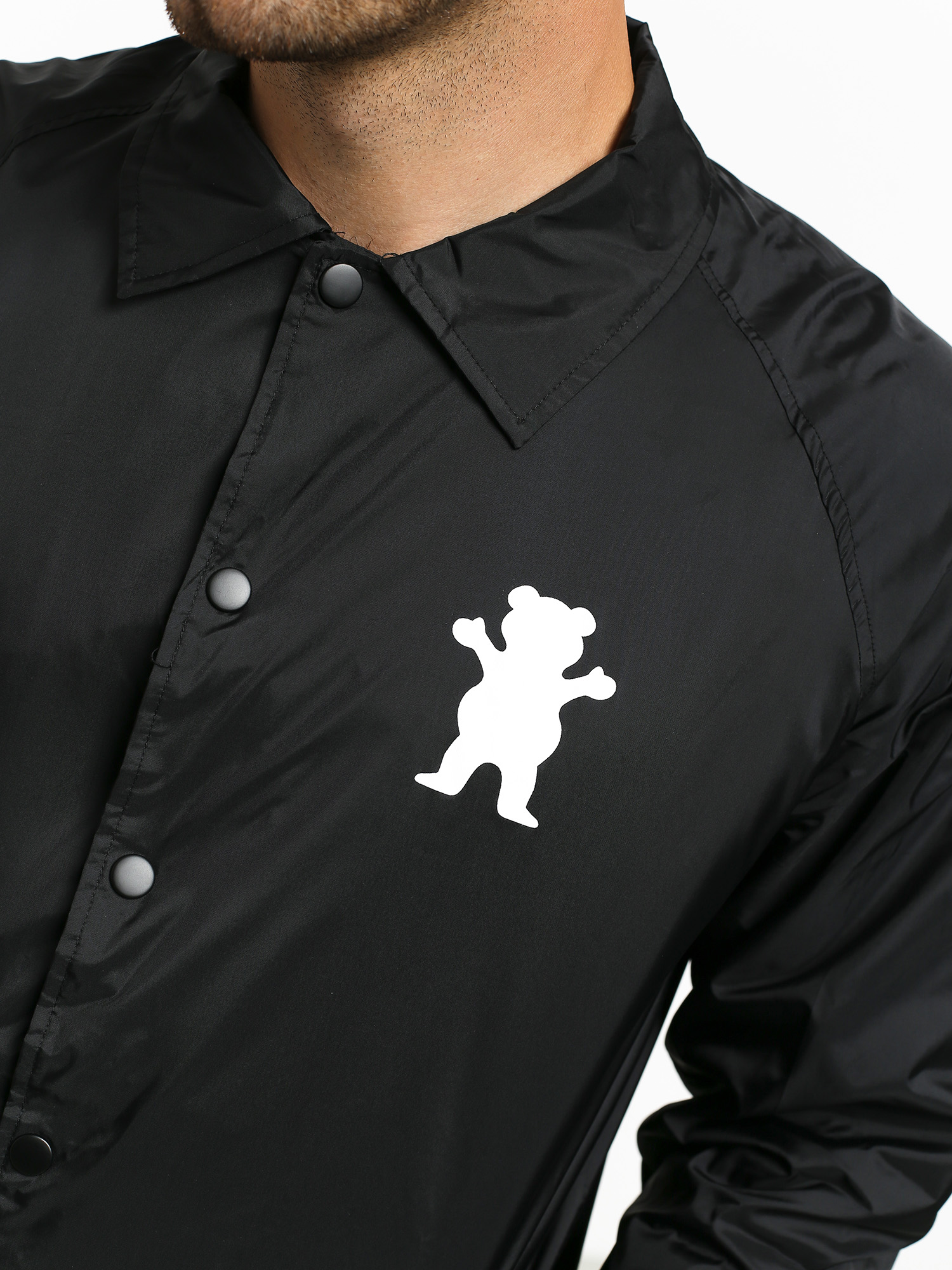 Kurtka Grizzly Griptape Og Bear Coaches (black/white)