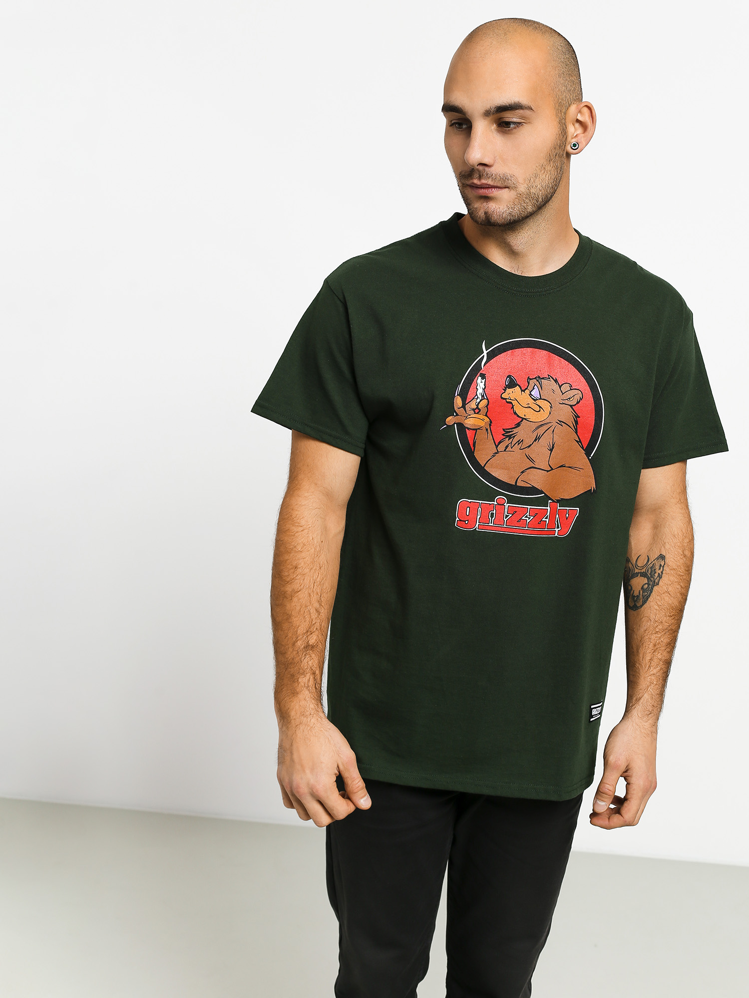 T-shirt Grizzly Griptape Bear Blunt (forest)