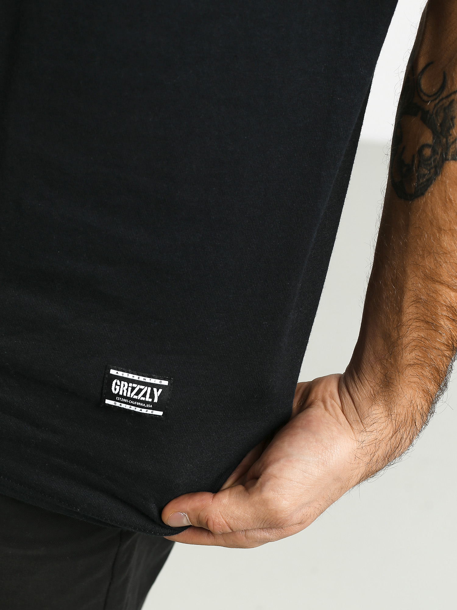 T-shirt Grizzly Griptape Grizzly Chin (black)