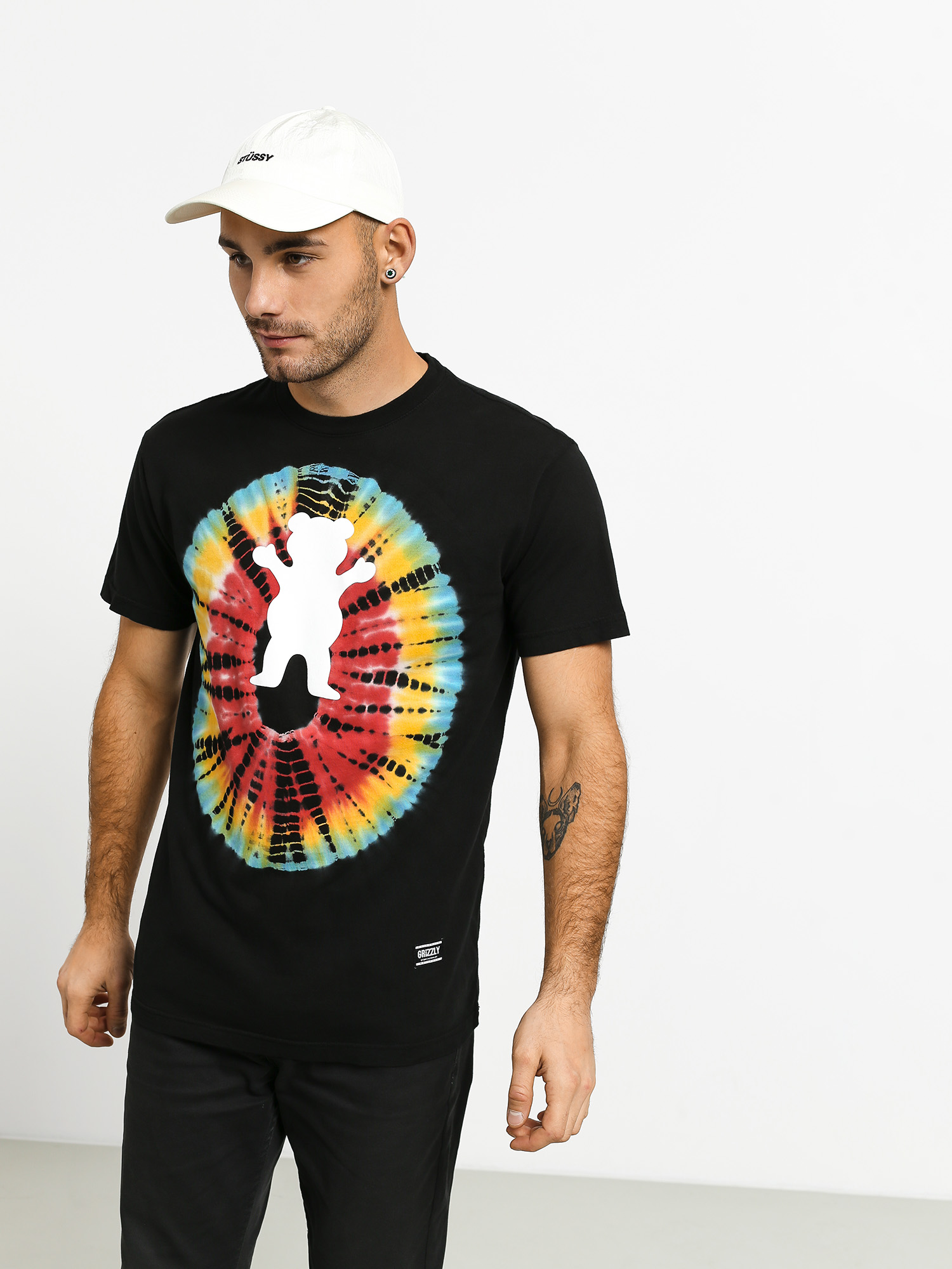 T-shirt Grizzly Griptape Og Bear Quartz (tie dye)