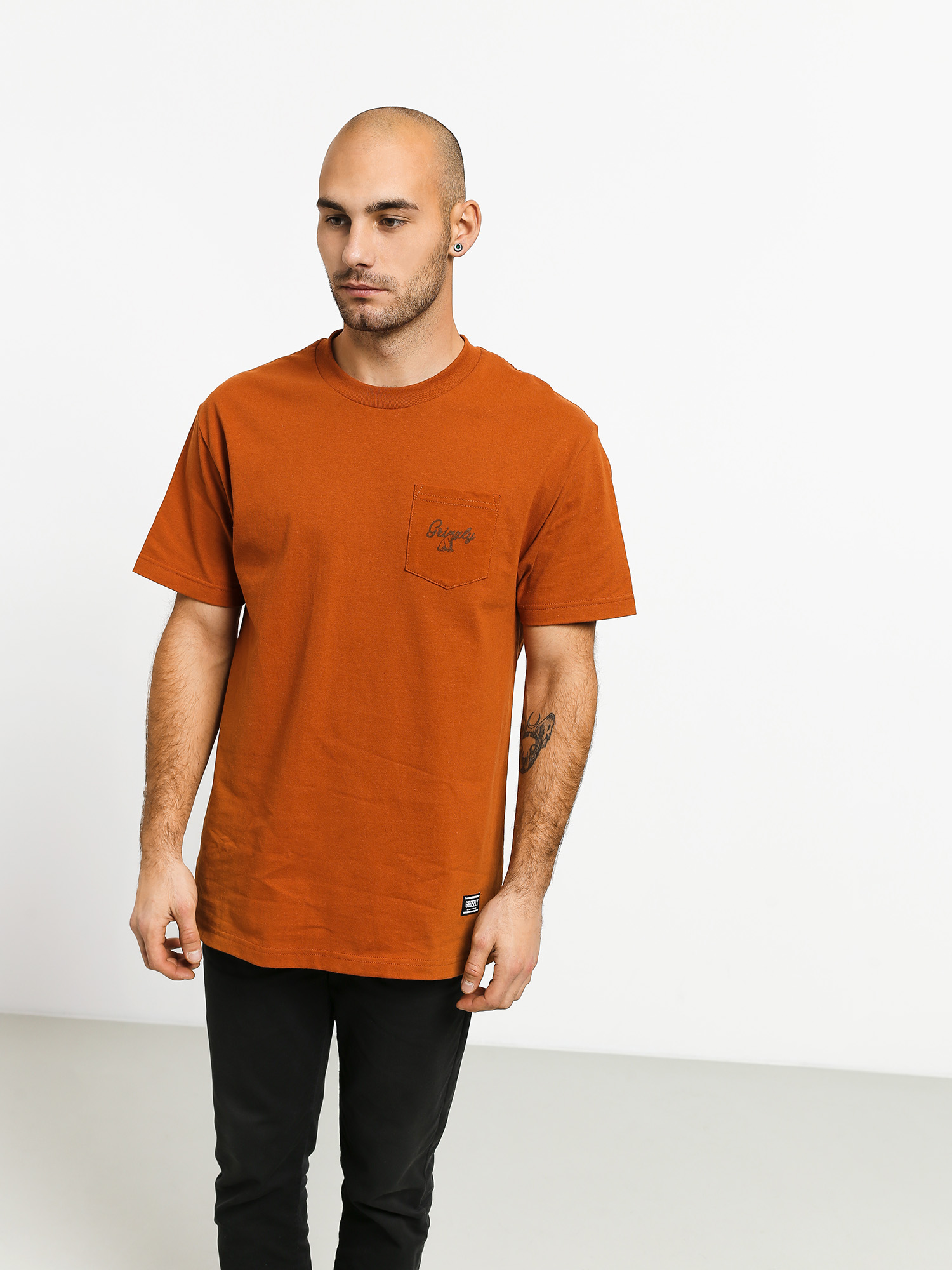 T-shirt Grizzly Griptape Grizzly Ridge Pocket (sienna)