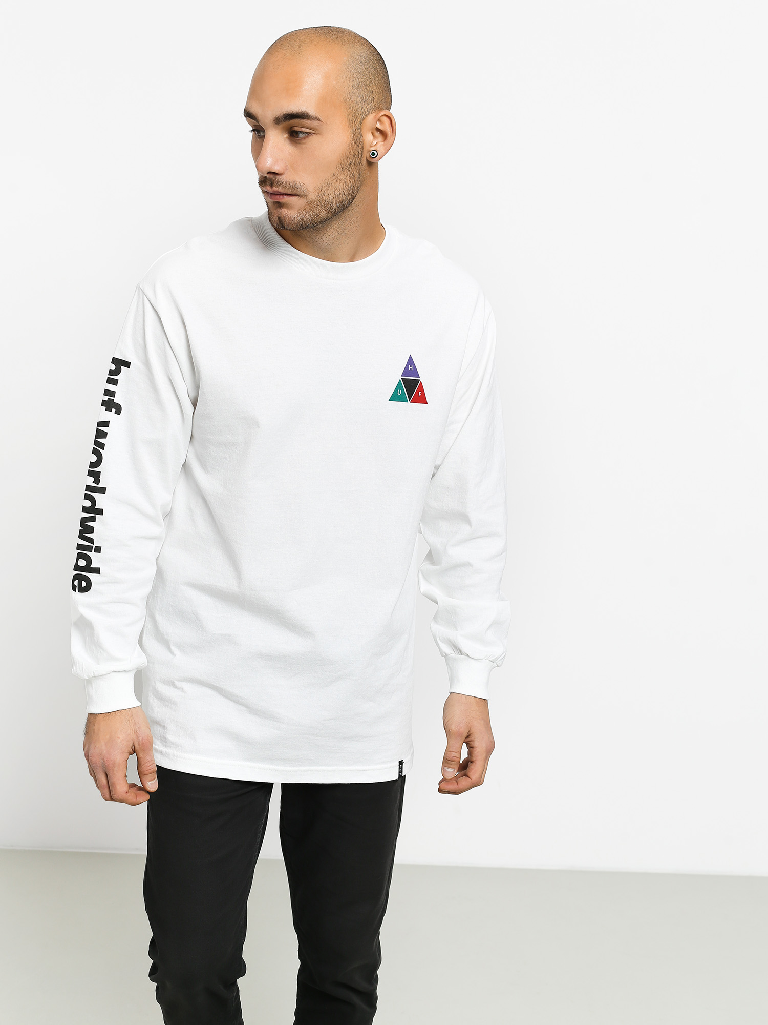 Longsleeve HUF Prism (white)